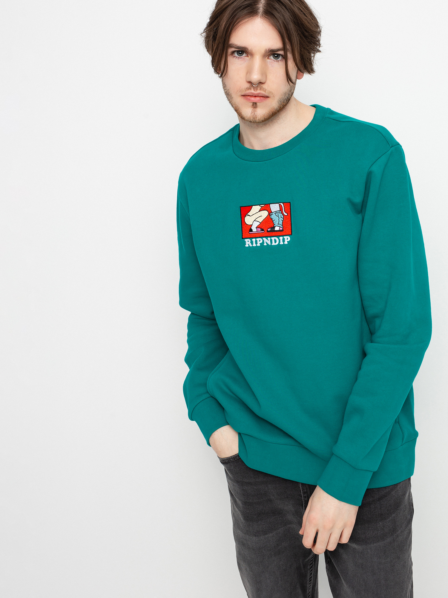 Bluza RipNDip Love Is Blind (teal)