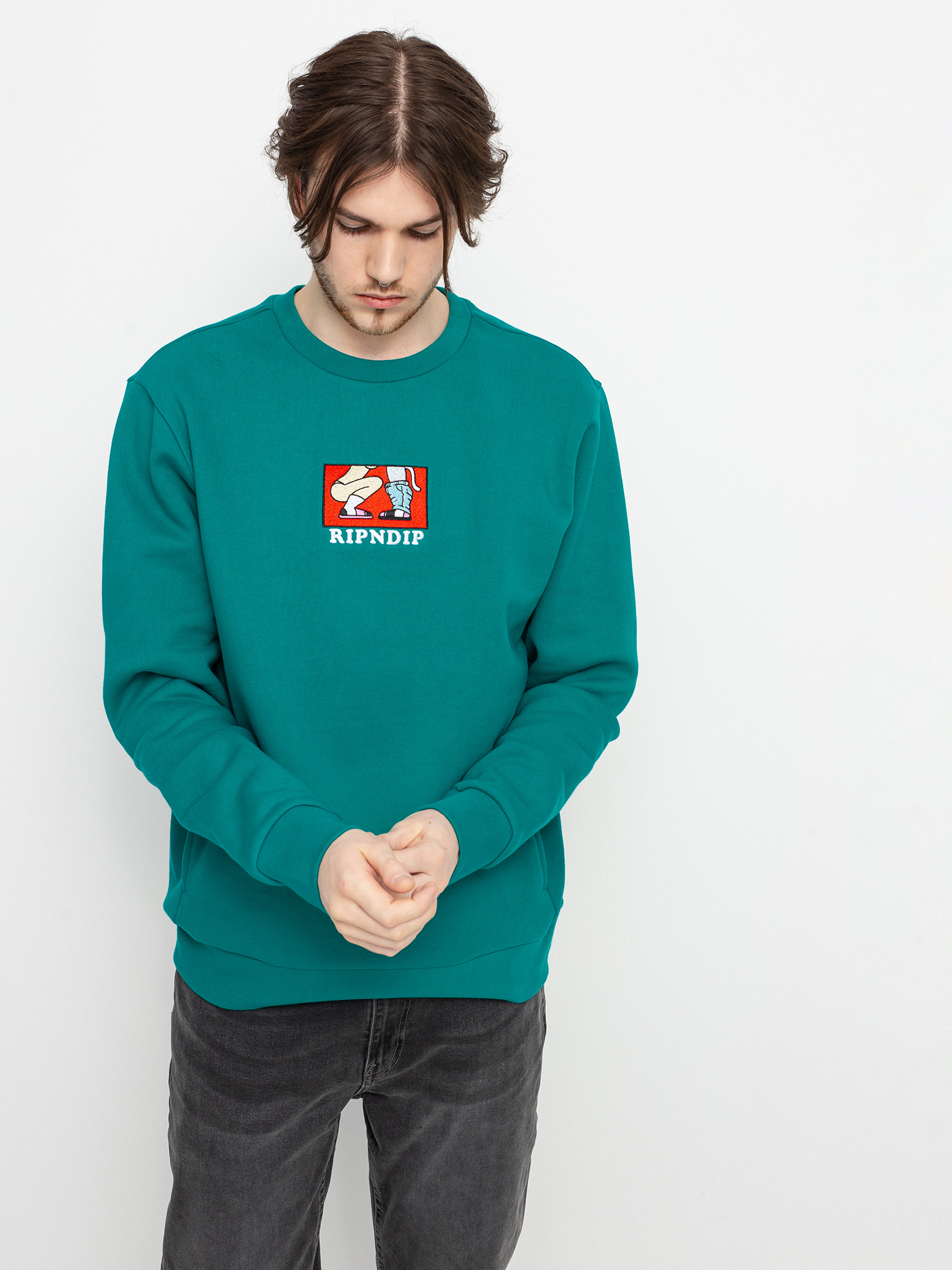 Bluza RipNDip Love Is Blind (teal)