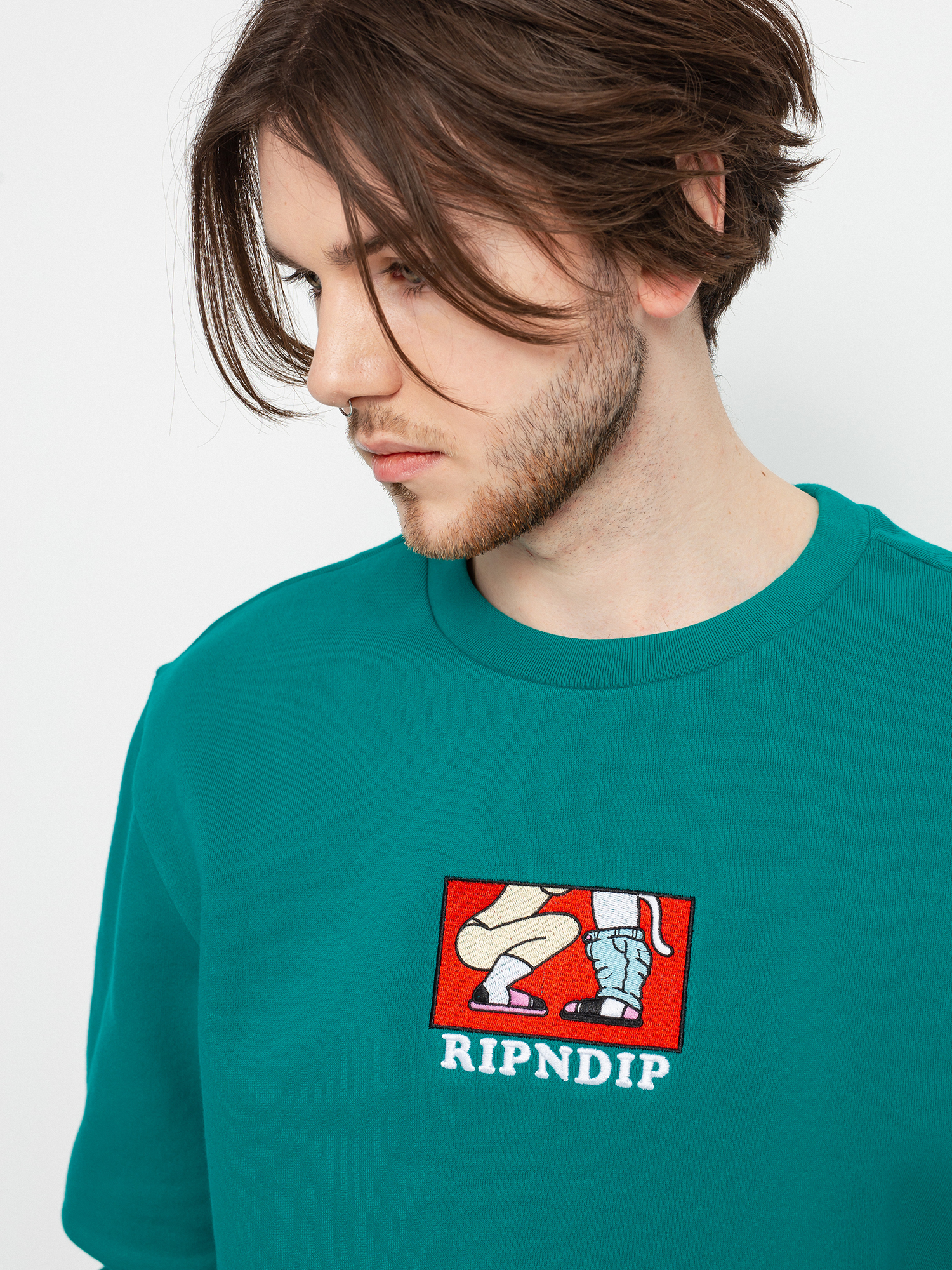 Bluza RipNDip Love Is Blind (teal)