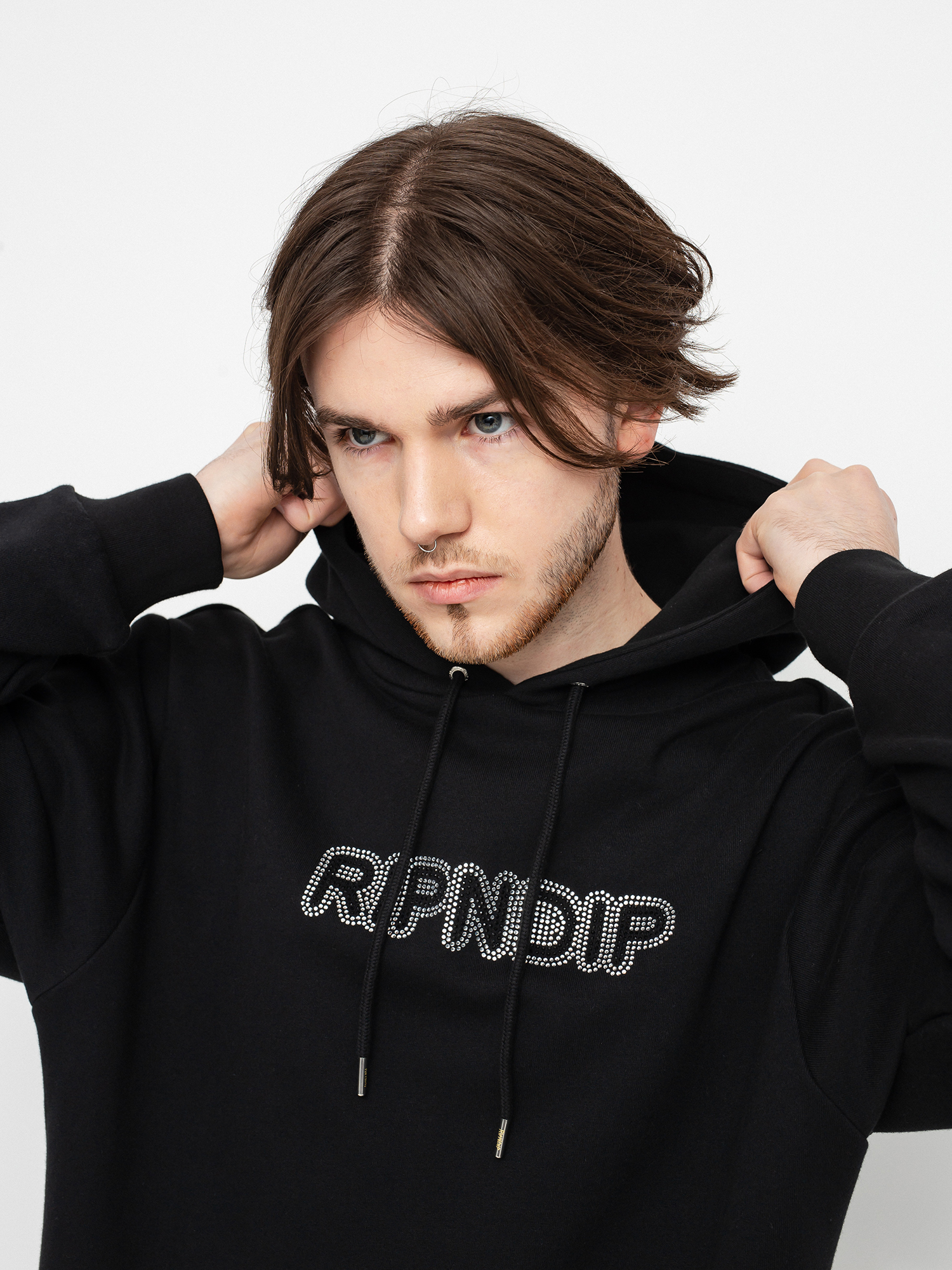 Bluza z kapturem RipNDip Nerm Street HD (black)