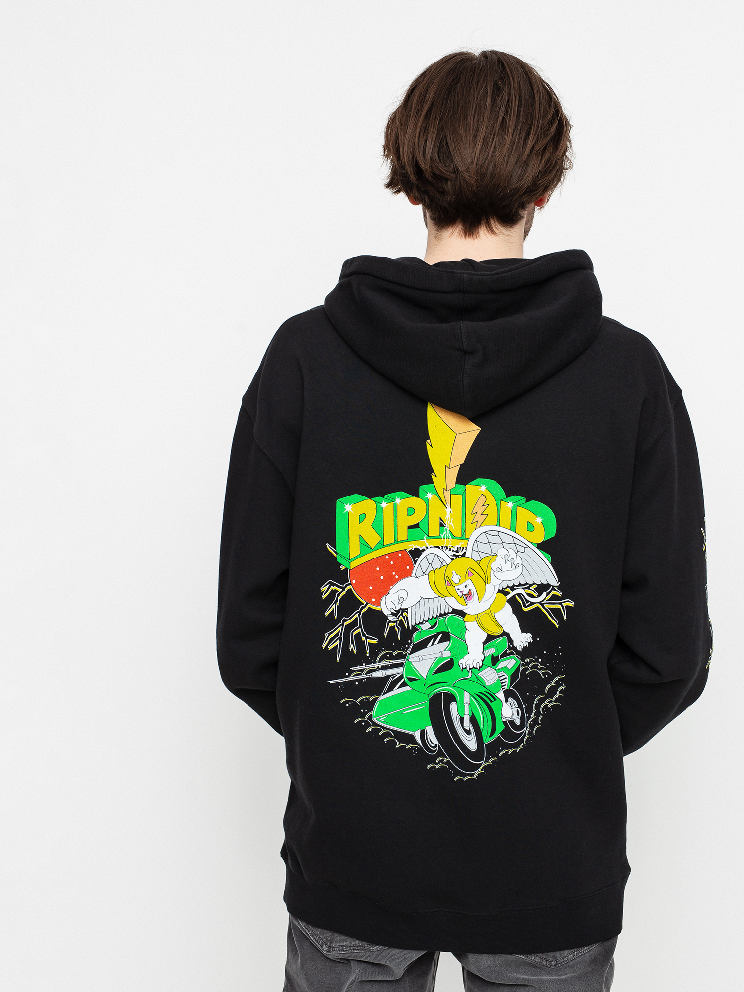 Bluza z kapturem RipNDip Power Nerm HD (black)