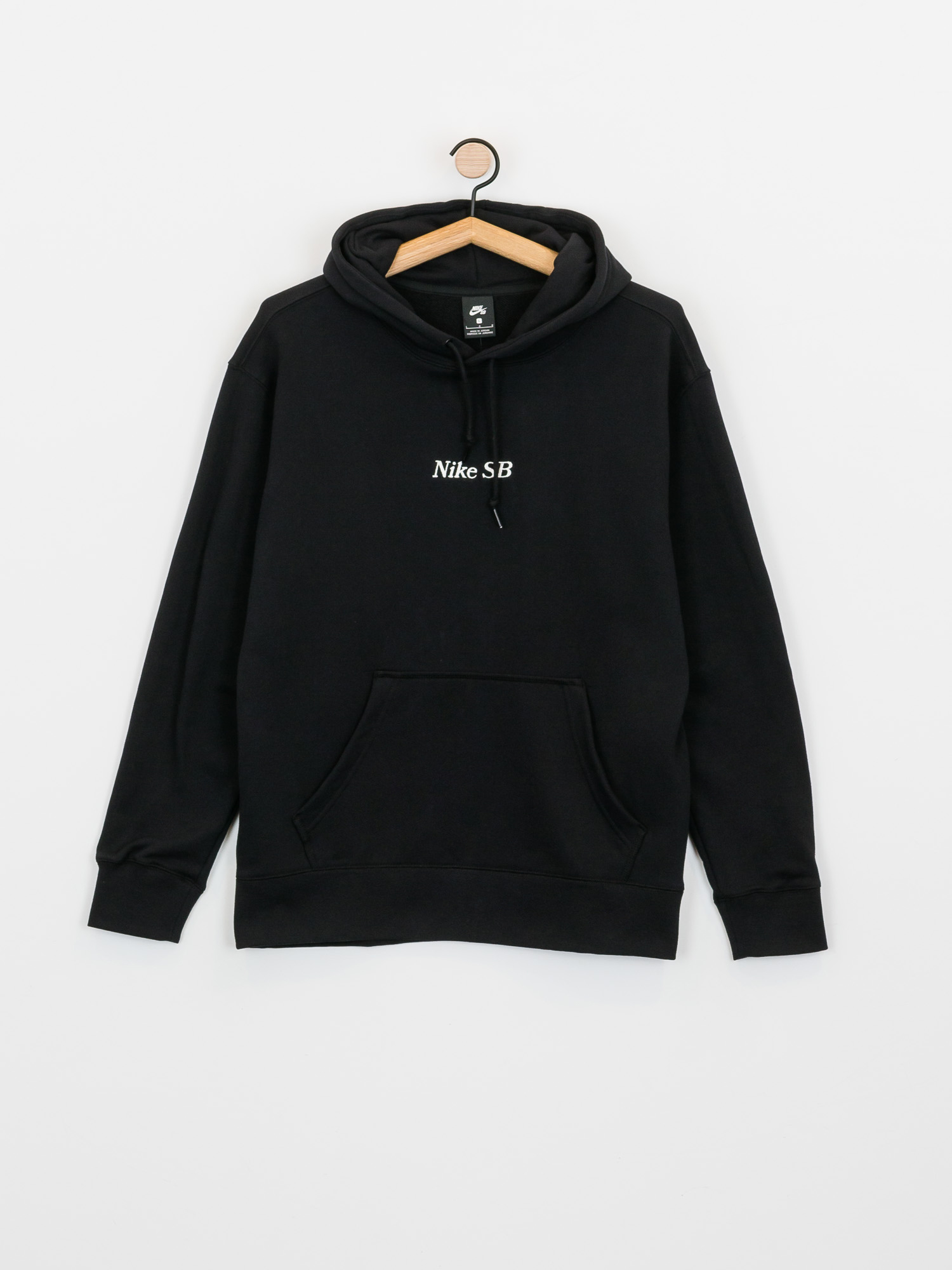 Bluza z kapturem Nike SB Front Script HD (black/white)