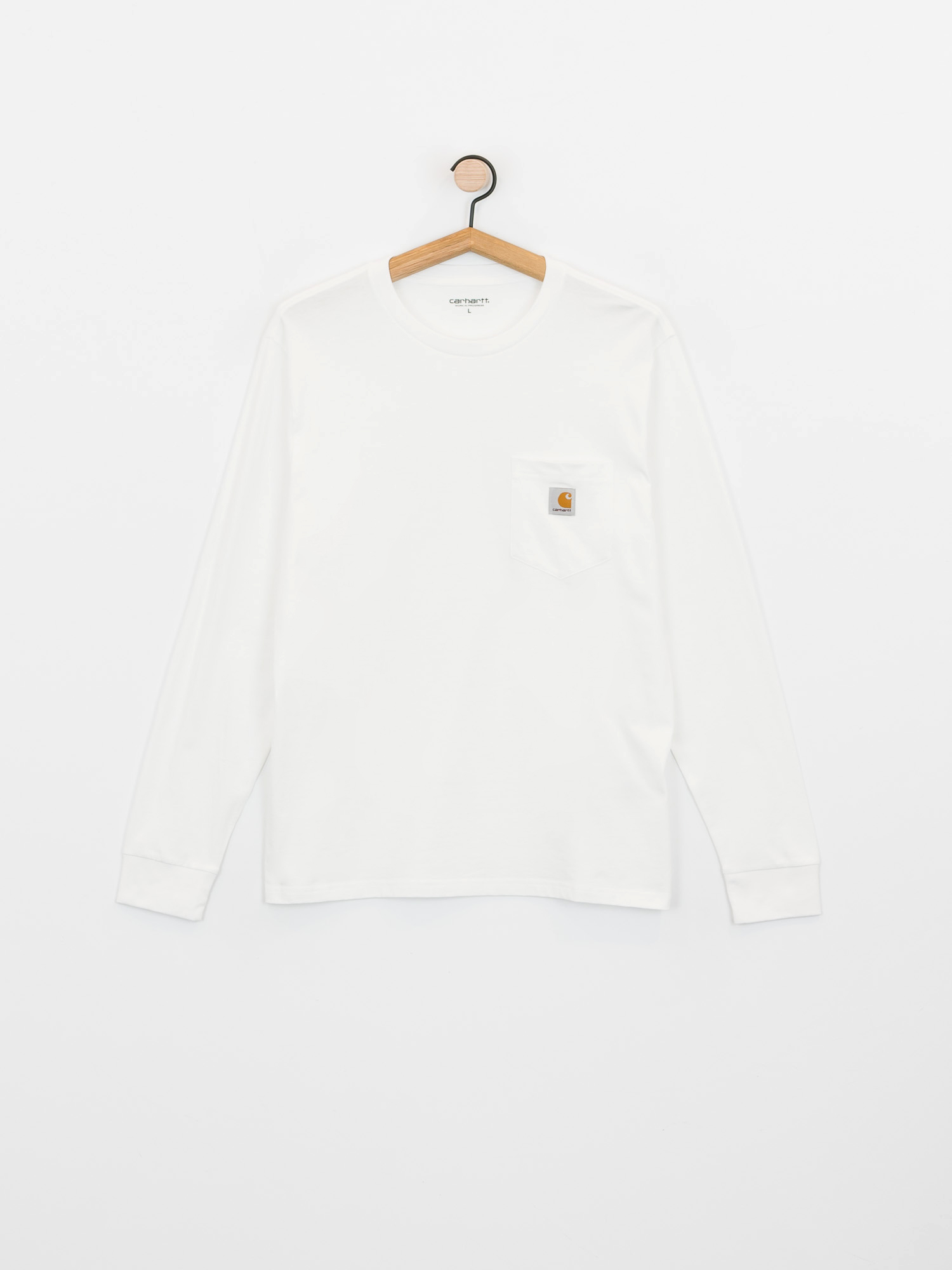 Longsleeve Carhartt WIP Pocket (white)