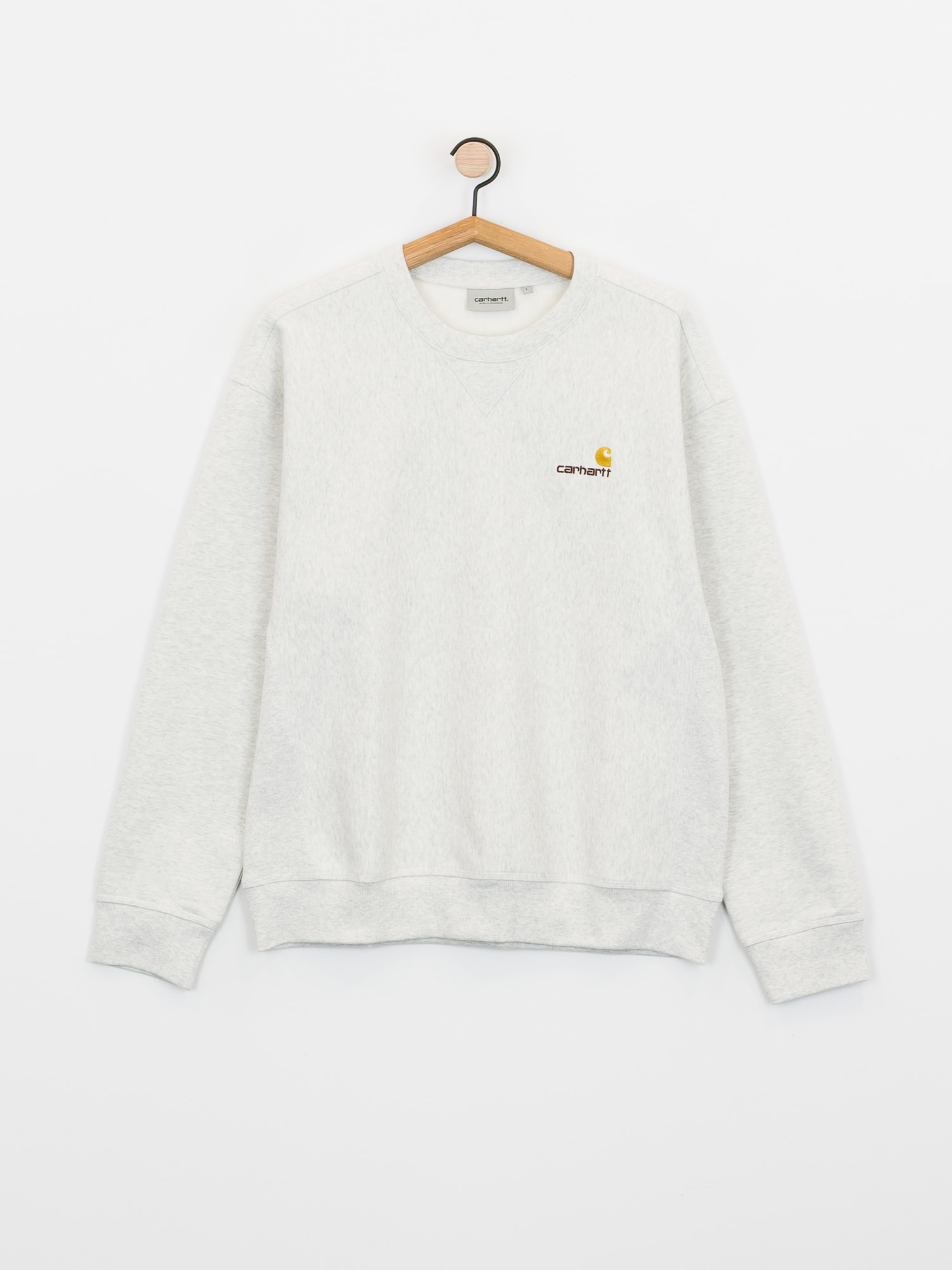 Bluza Carhartt WIP American Script (ash heather)