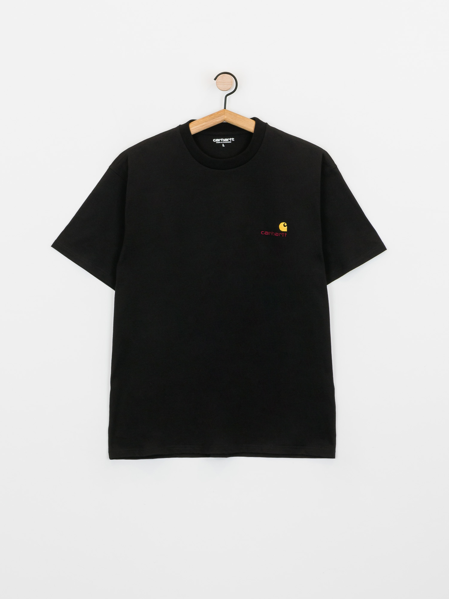 T-shirt Carhartt WIP American Script (black)