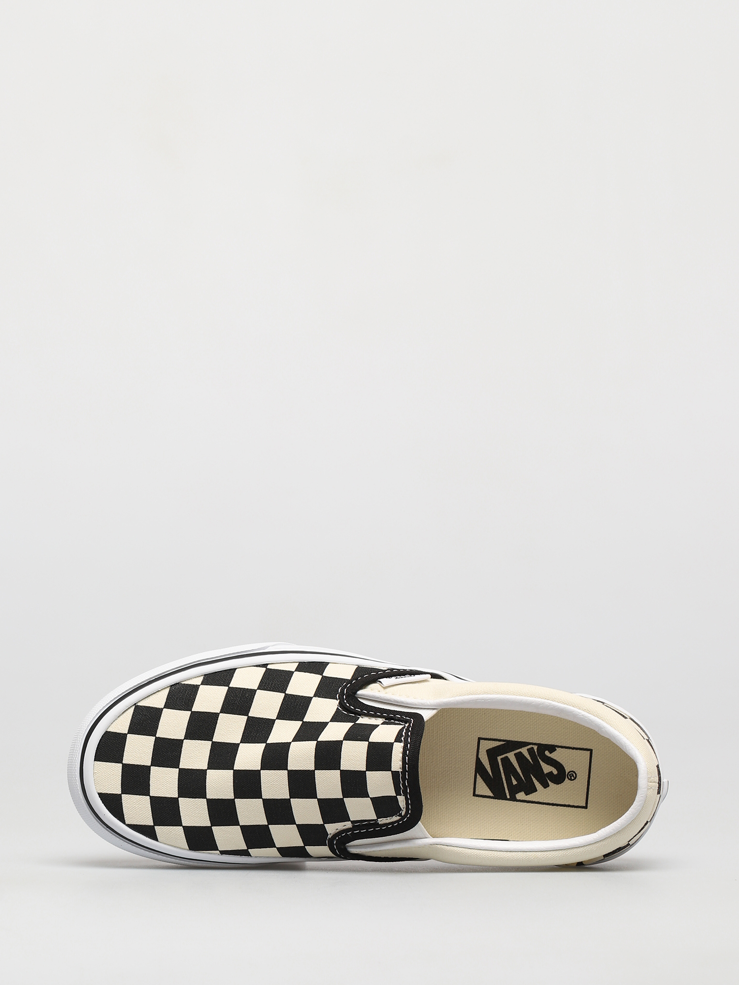 Buty Vans Classic Slip On Platform (blk whtchckerboard/wht)