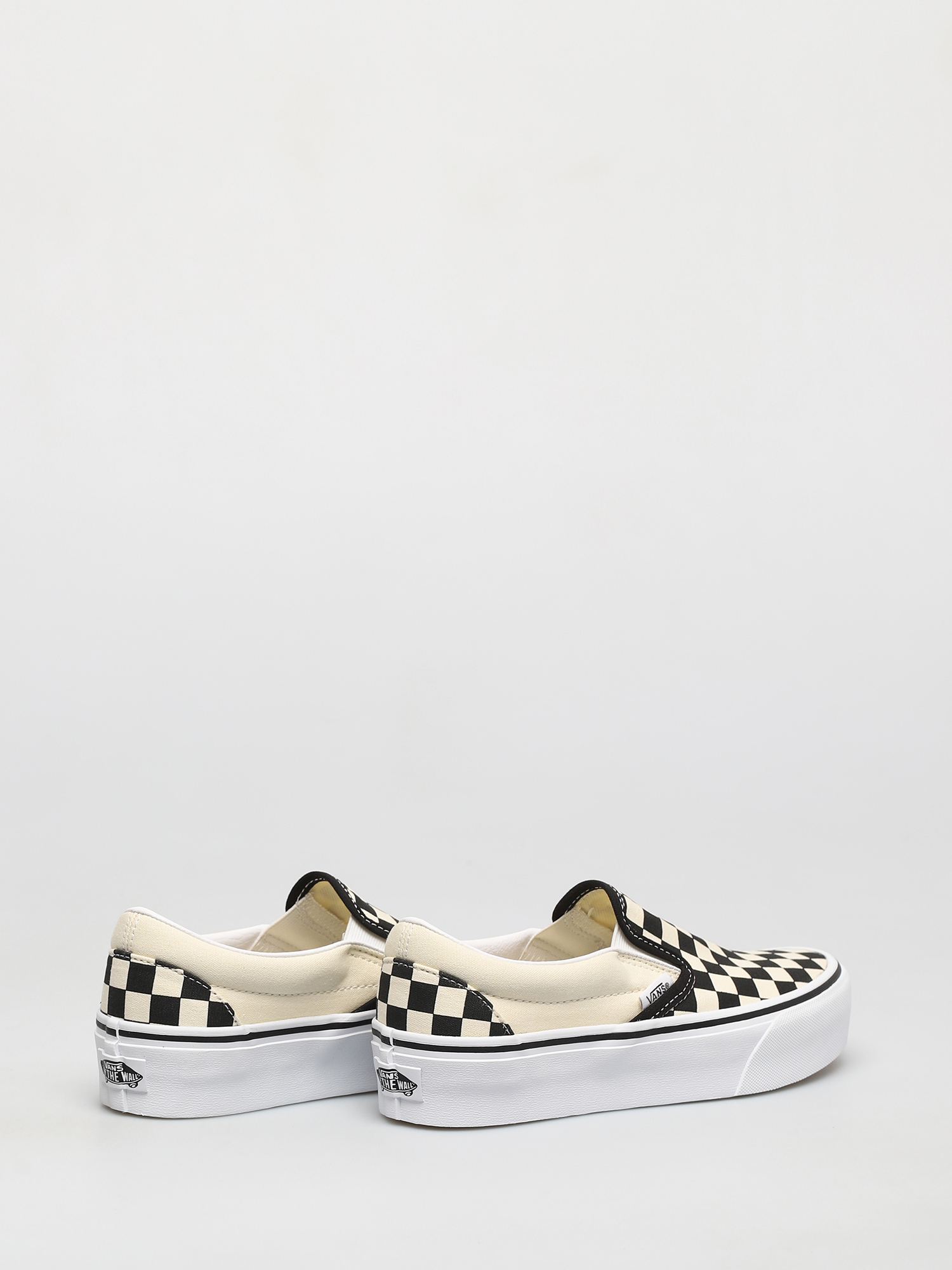 Buty Vans Classic Slip On Platform (blk whtchckerboard/wht)