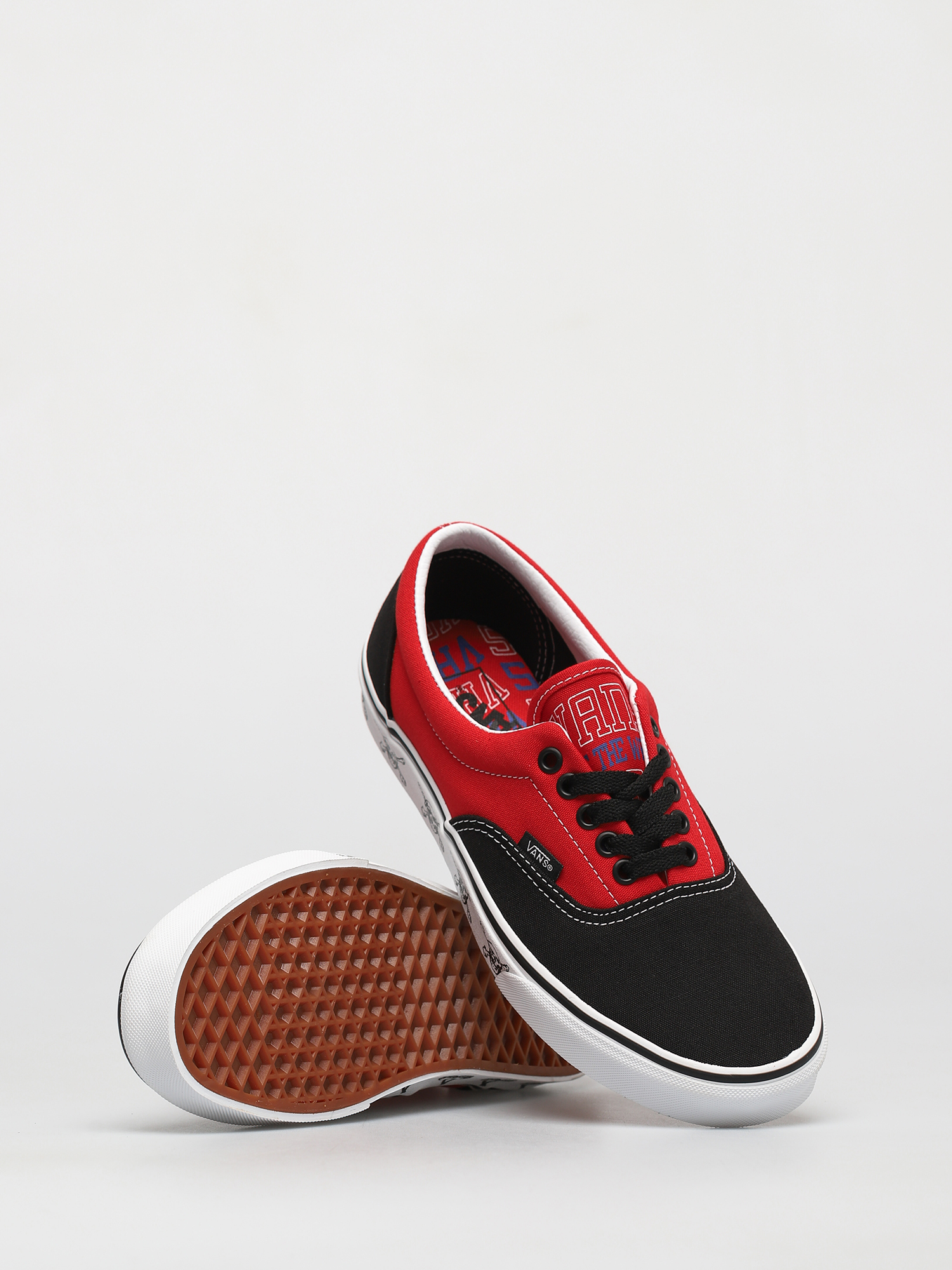 Buty Vans Era (new varsity black/high risk red)