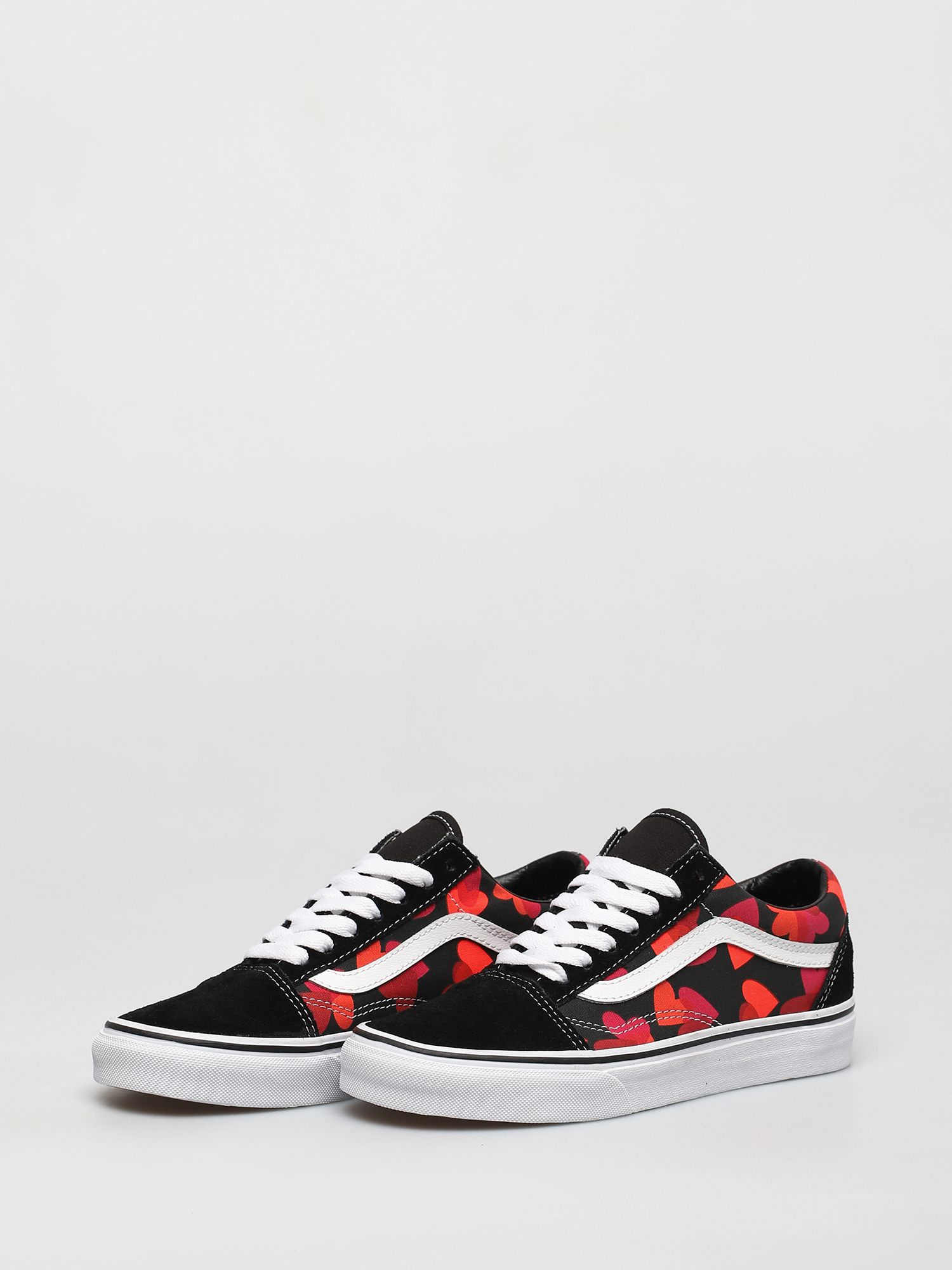 Buty Vans Old Skool (valentines hearts black/fuchsia purple)