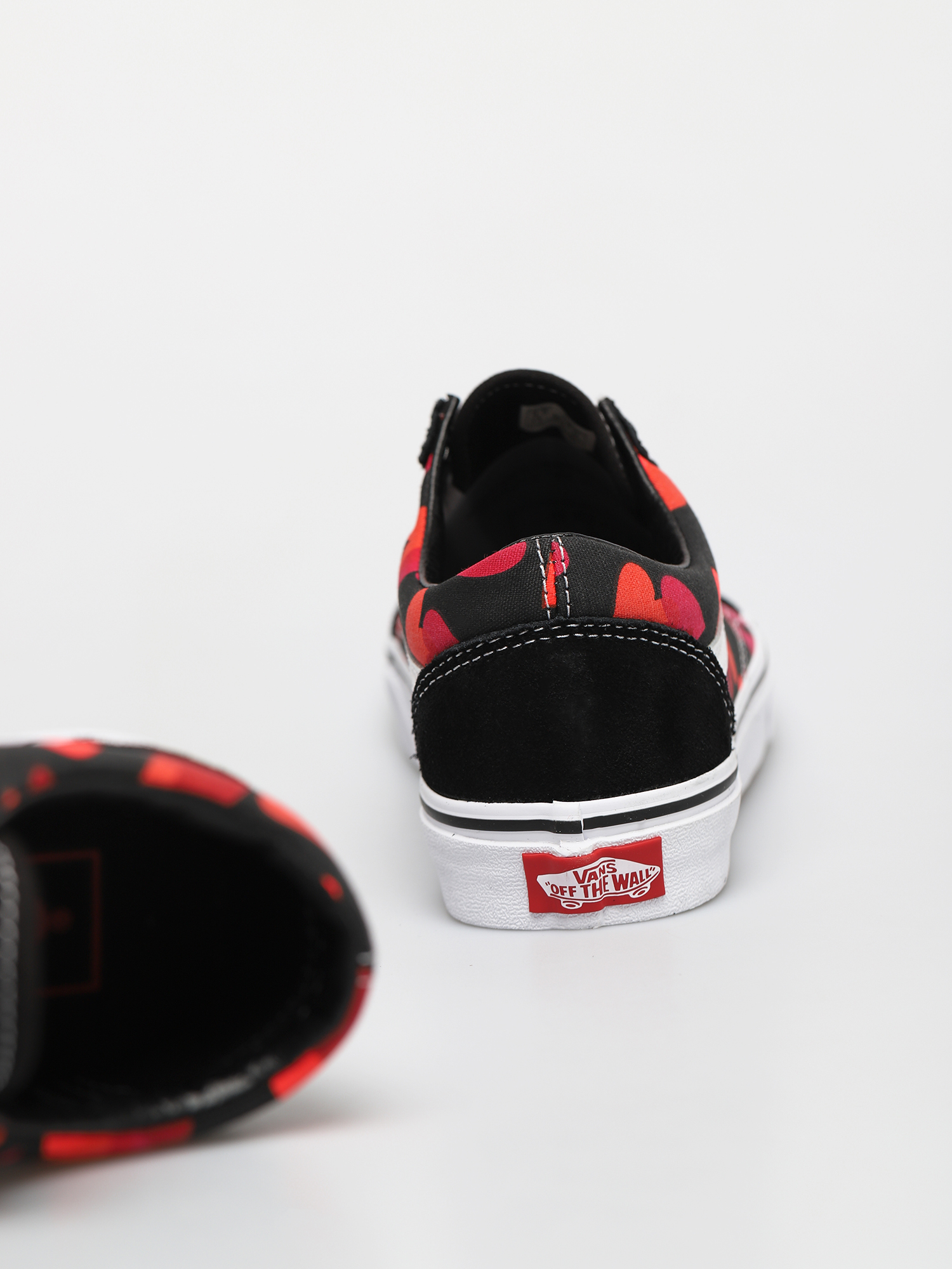Buty Vans Old Skool (valentines hearts black/fuchsia purple)
