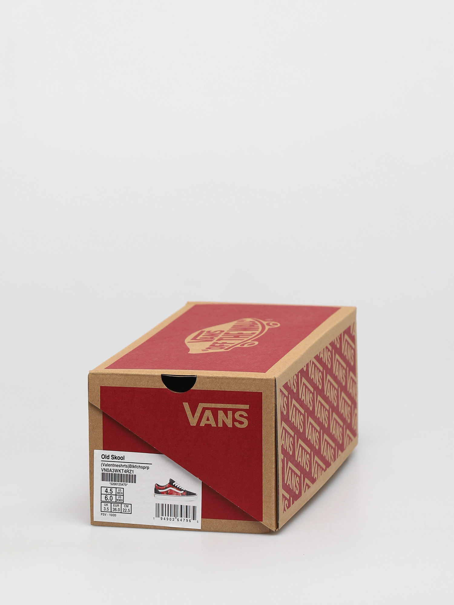 Buty Vans Old Skool (valentines hearts black/fuchsia purple)