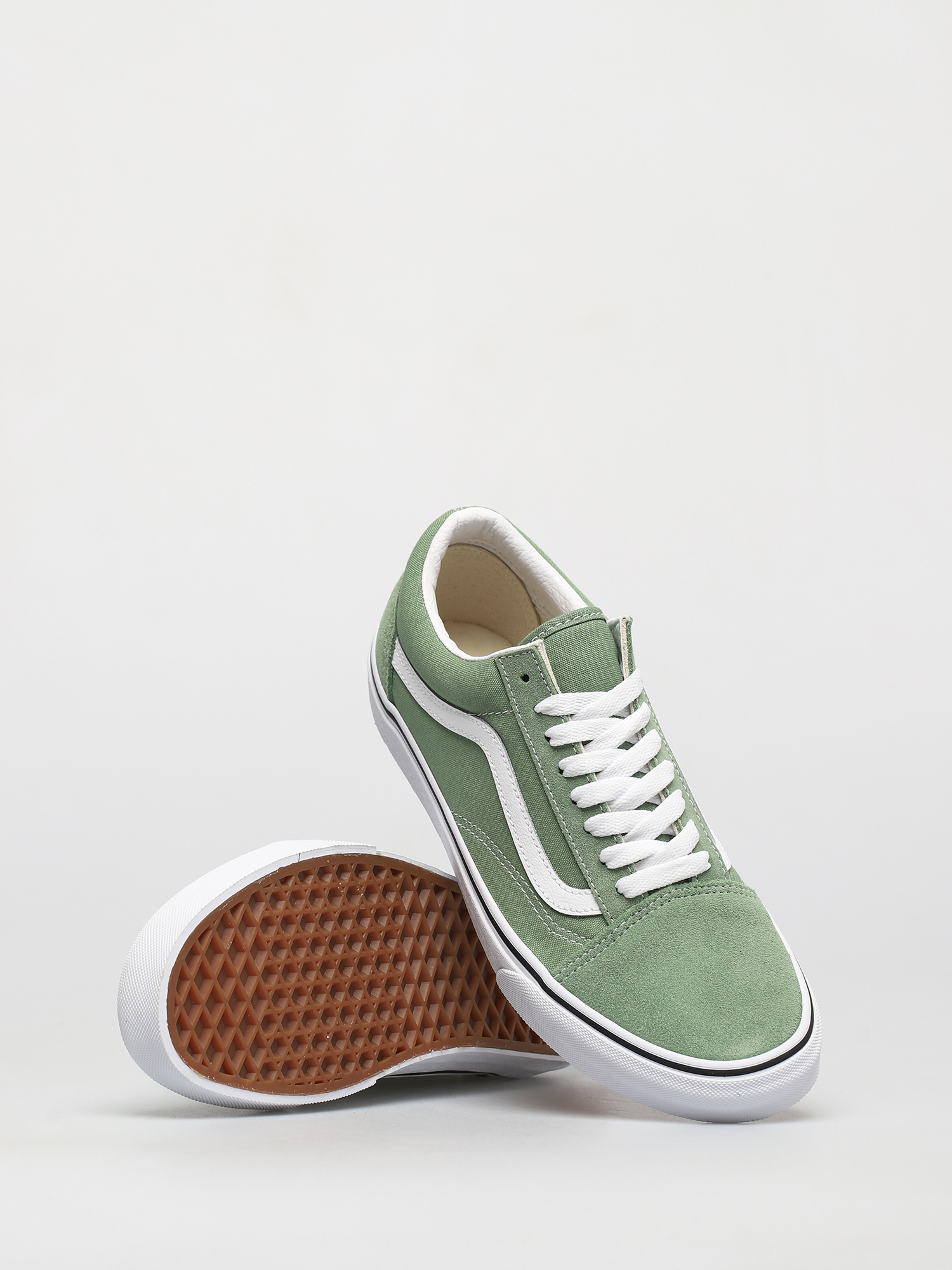 Buty Vans Old Skool (shale green/true white)