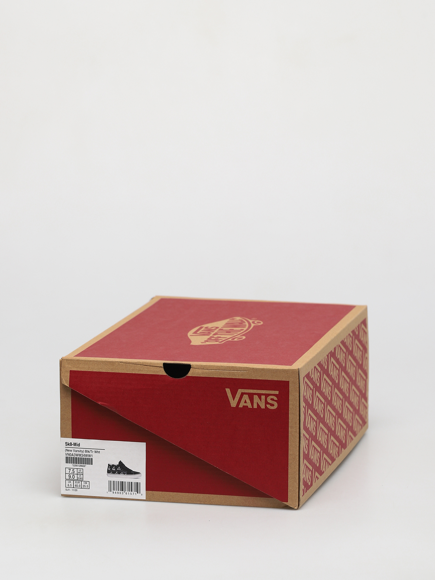 Buty Vans Sk8 Mid (new varsity black/true white)
