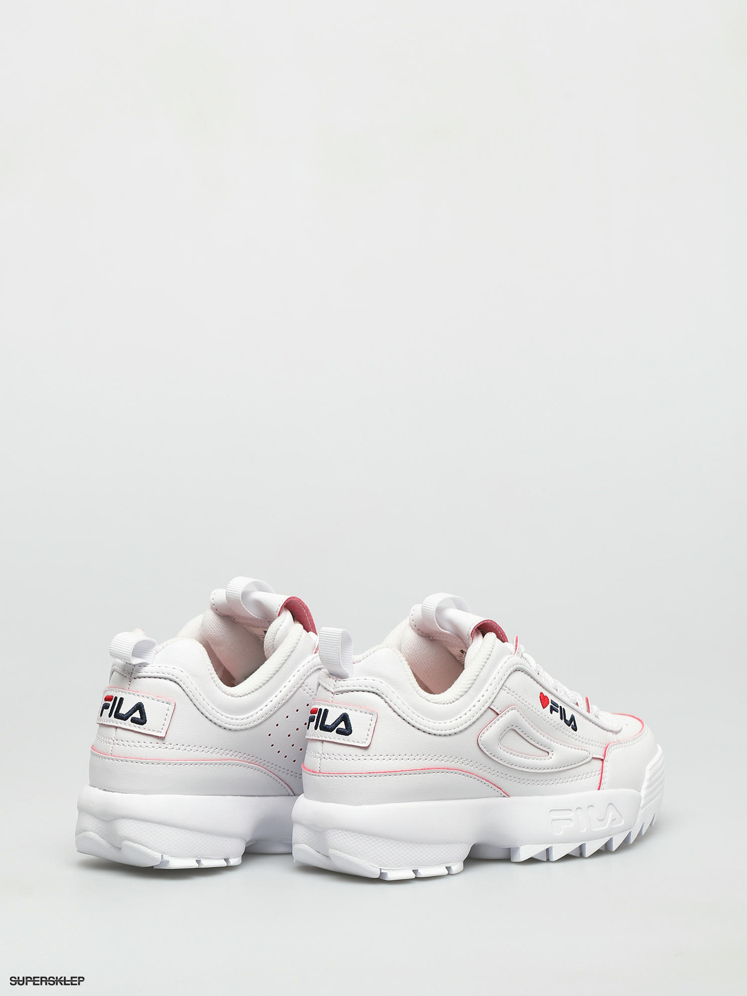 fila red and white