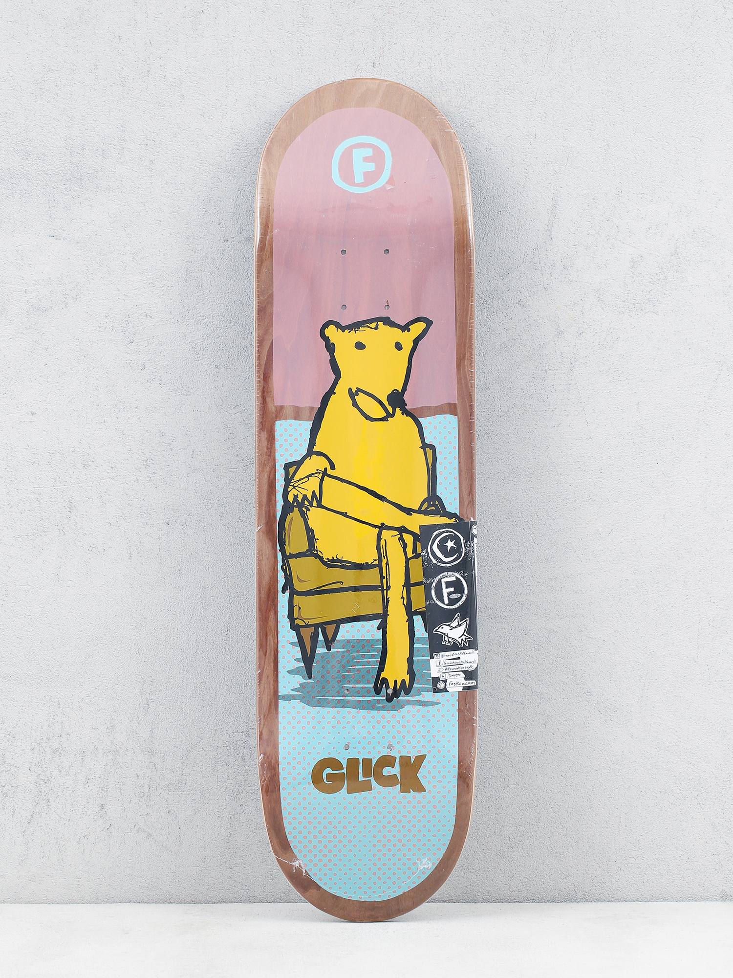 Deck Foundation Glick Bear (yellow)