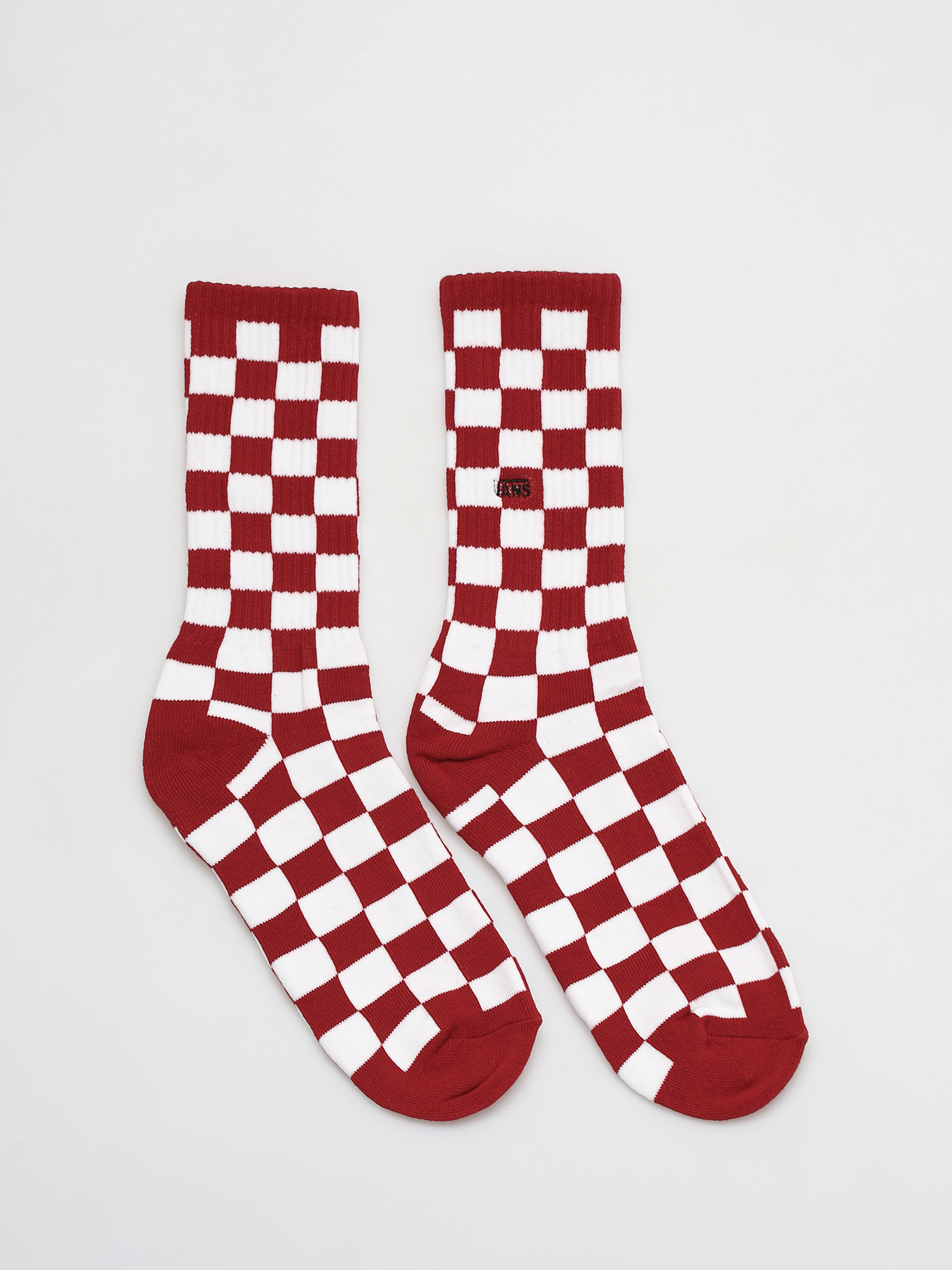 Skarpetki Vans Checkerboard Crew II (red/white check)