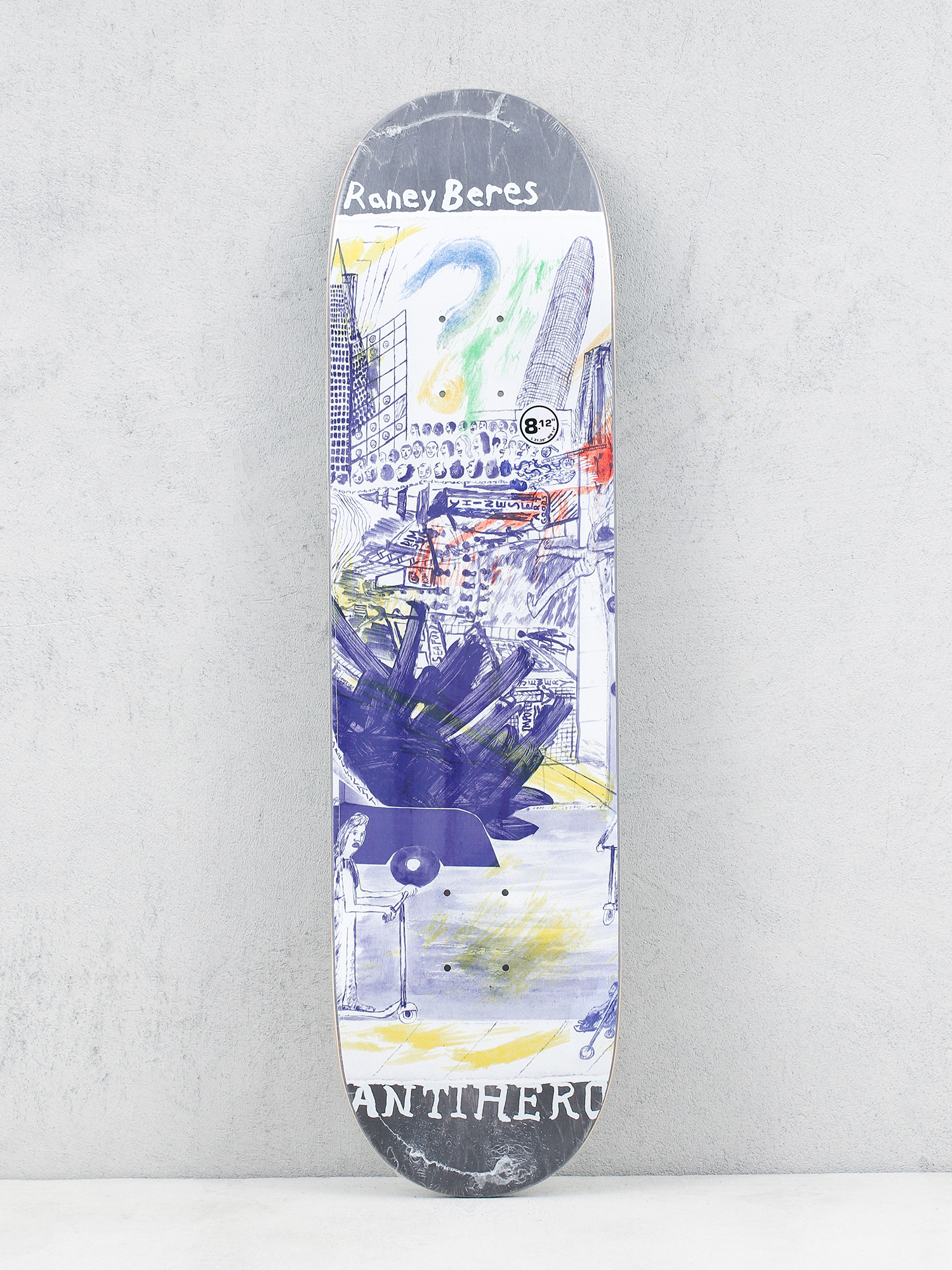 Deck Antihero Raney Sf Then And Now (black)