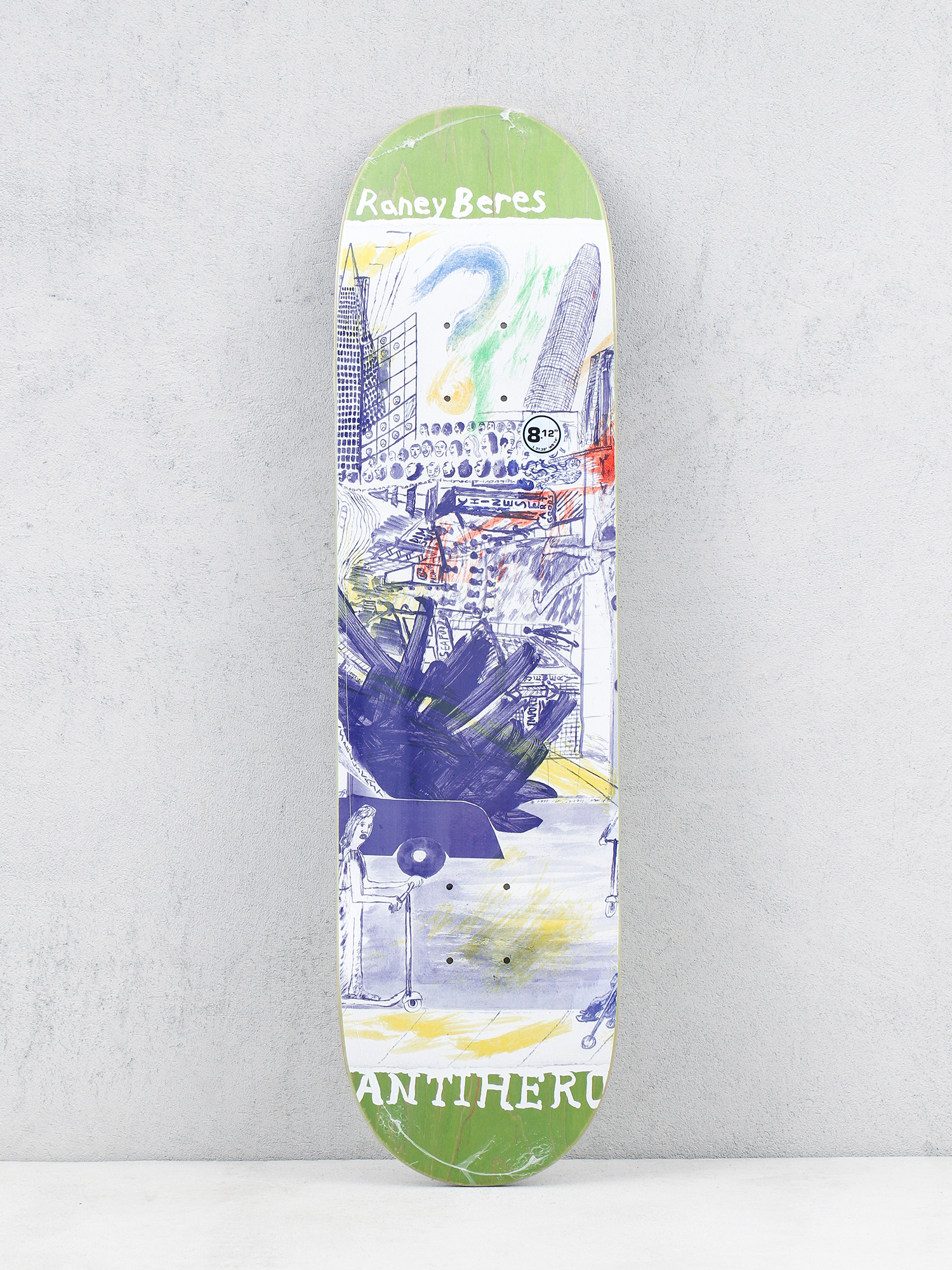 Deck Antihero Raney Sf Then And Now (light green)