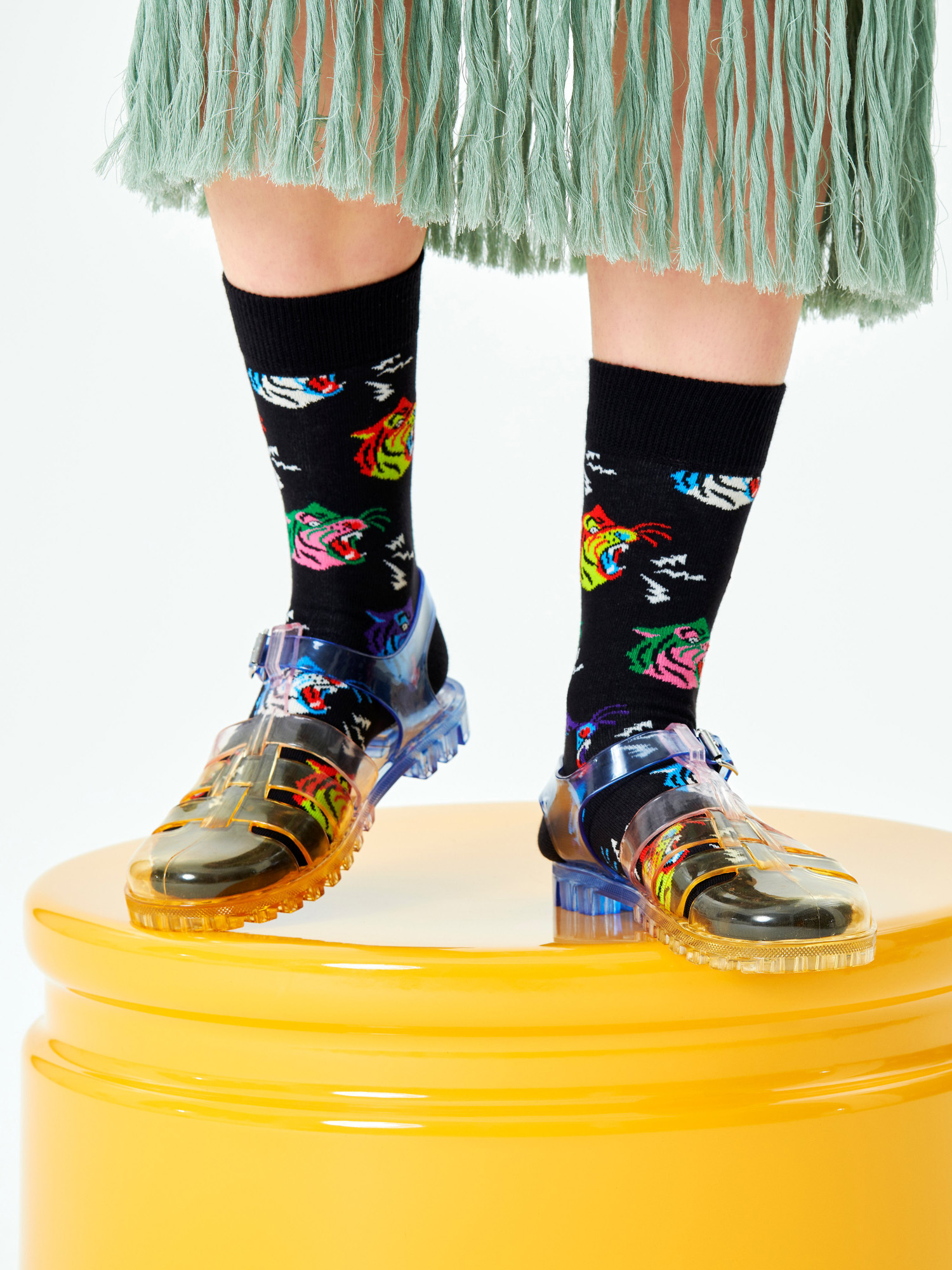 Skarpetki Happy Socks Tiger (black)