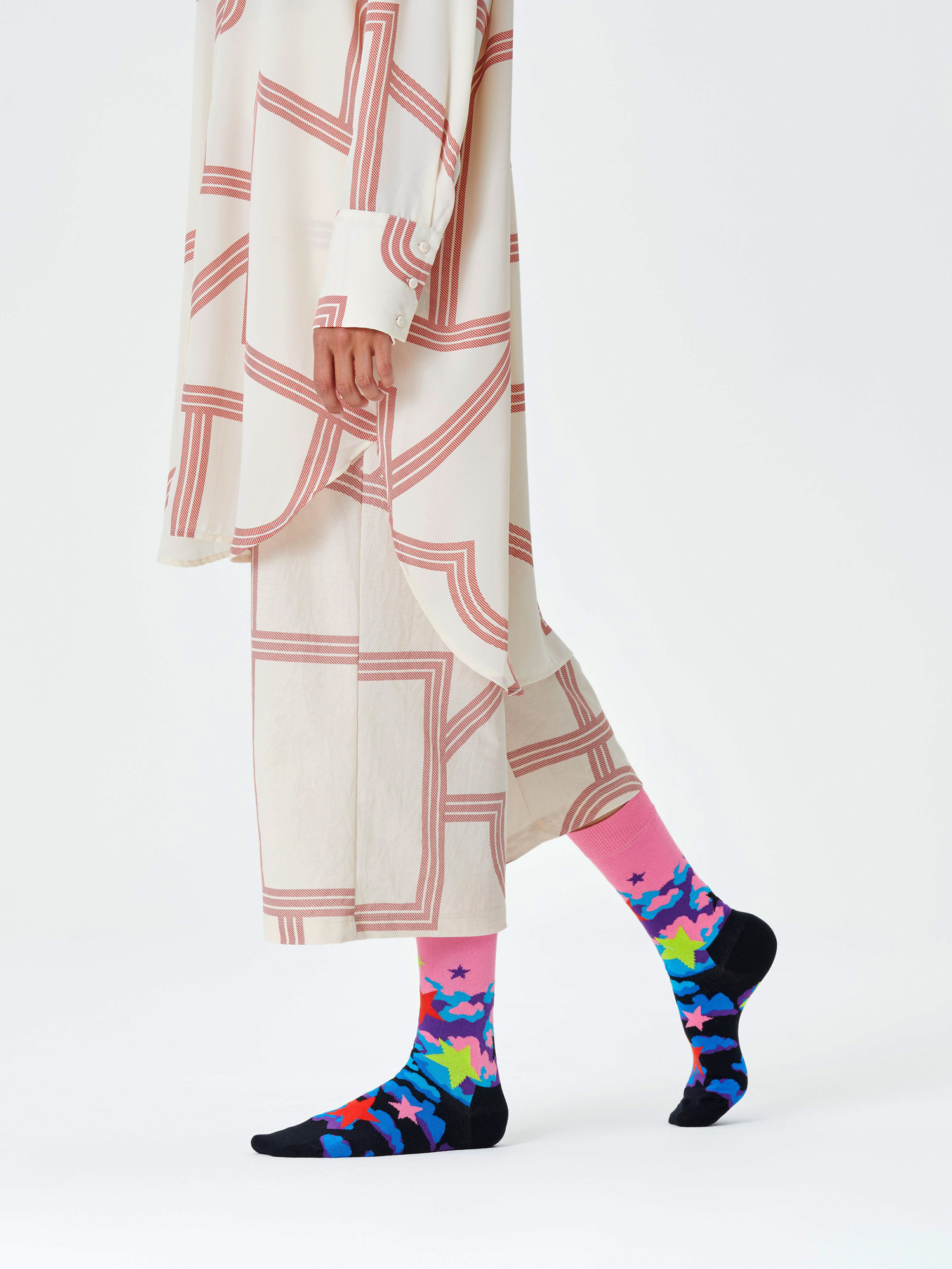 Skarpetki Happy Socks Stars (pink/black)