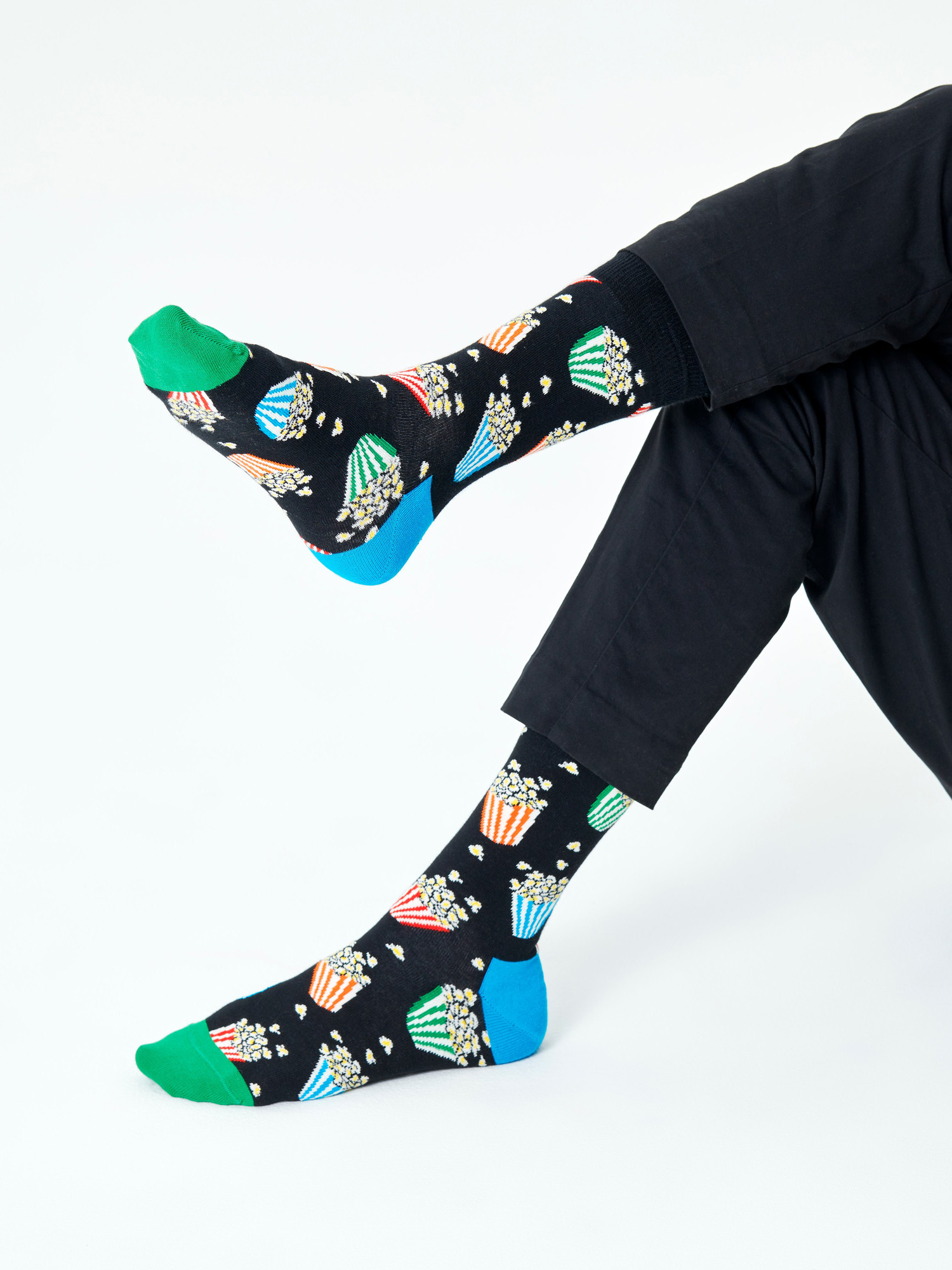Skarpetki Happy Socks Popcorn (black)
