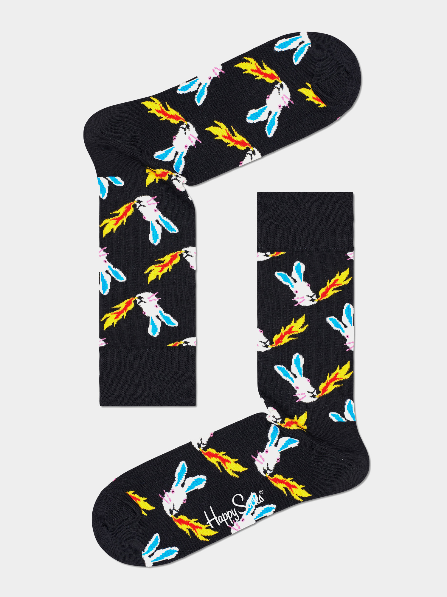 Skarpetki Happy Socks Fire Rabbit (black)