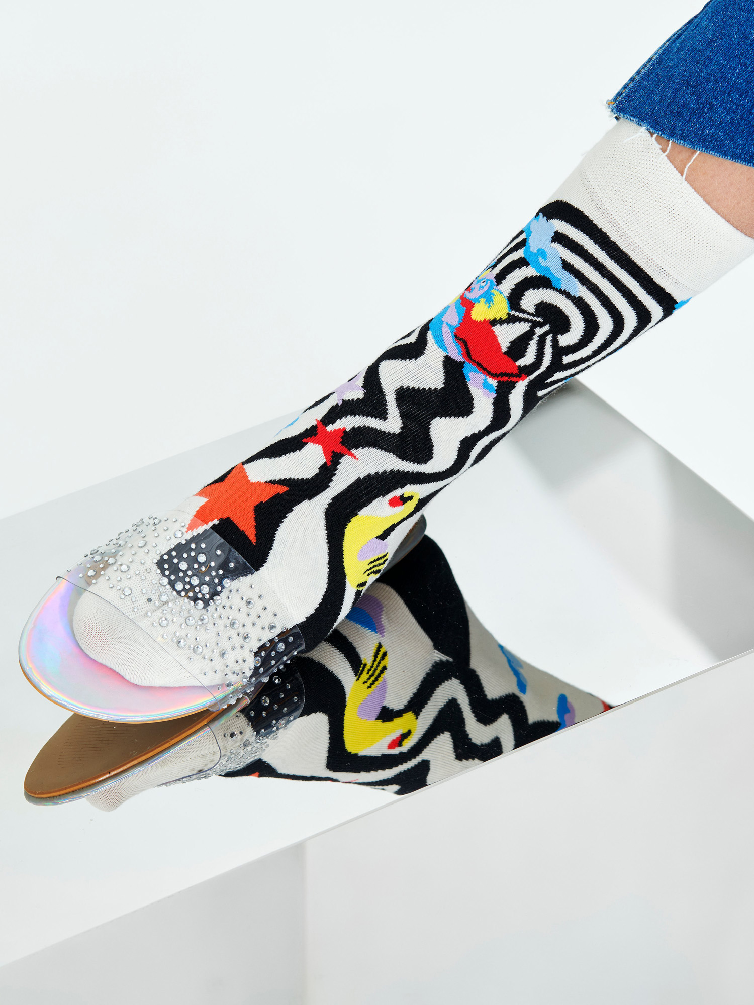 Skarpetki Happy Socks Circus (white)