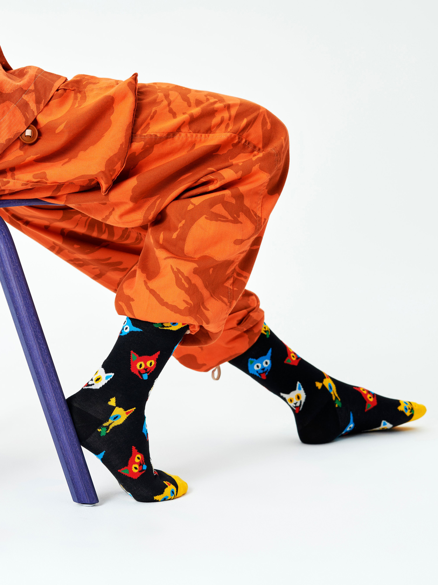 Skarpetki Happy Socks Cat (black)