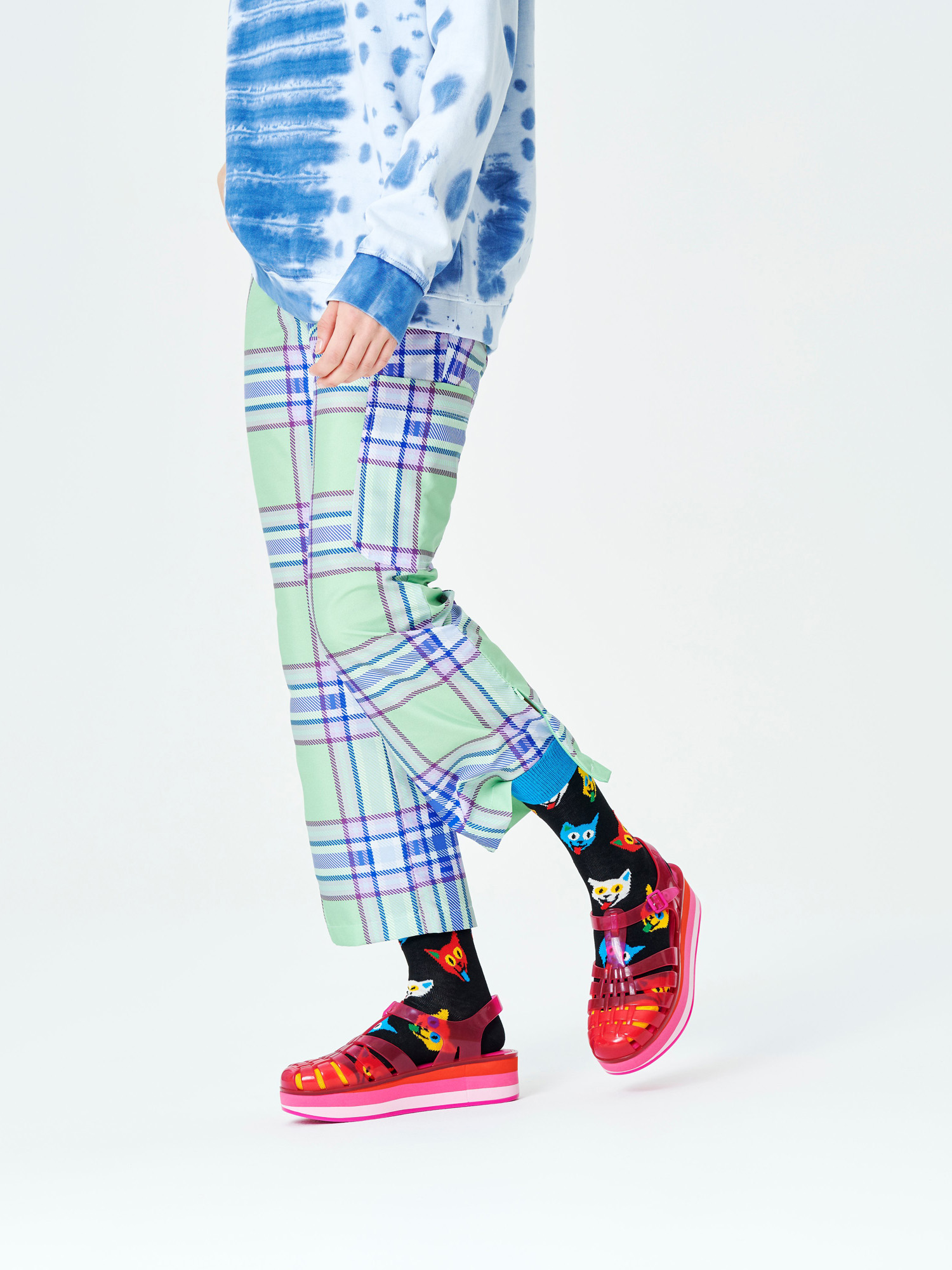 Skarpetki Happy Socks Cat (black)