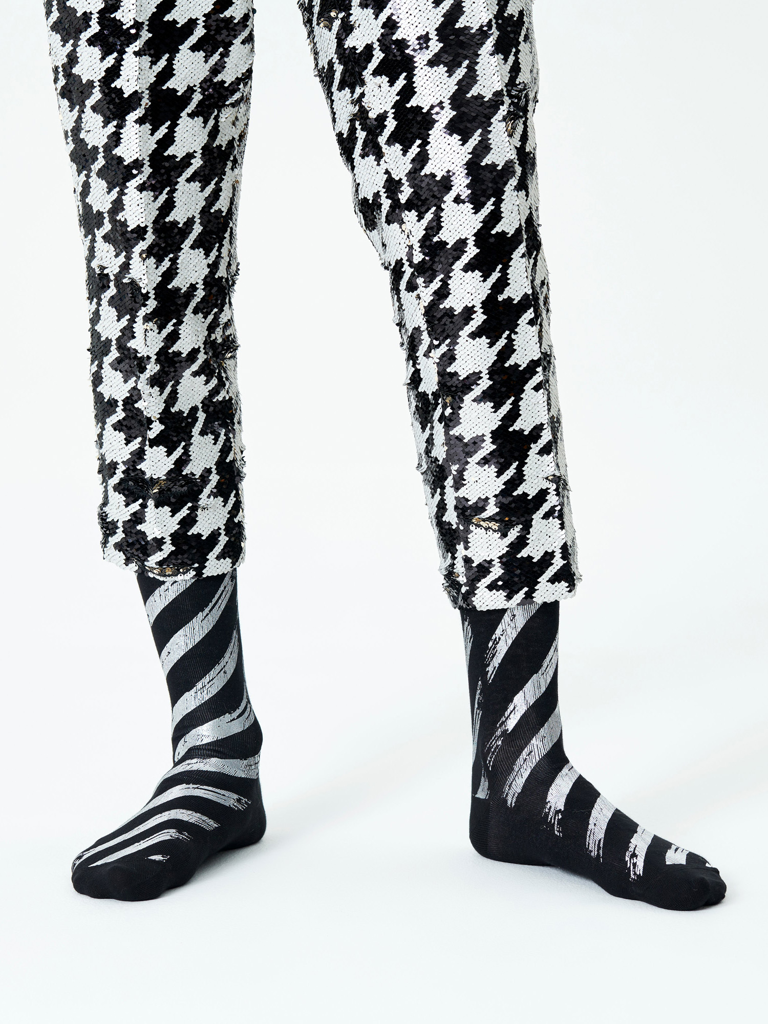 Skarpetki Happy Socks X Dawid Bowie The Silver Lining (black/silver)