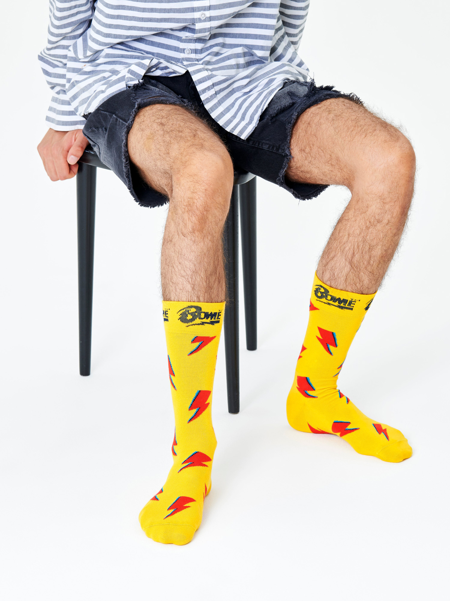 Skarpetki Happy Socks X Dawid Bowie Flashy Bowie (yellow)
