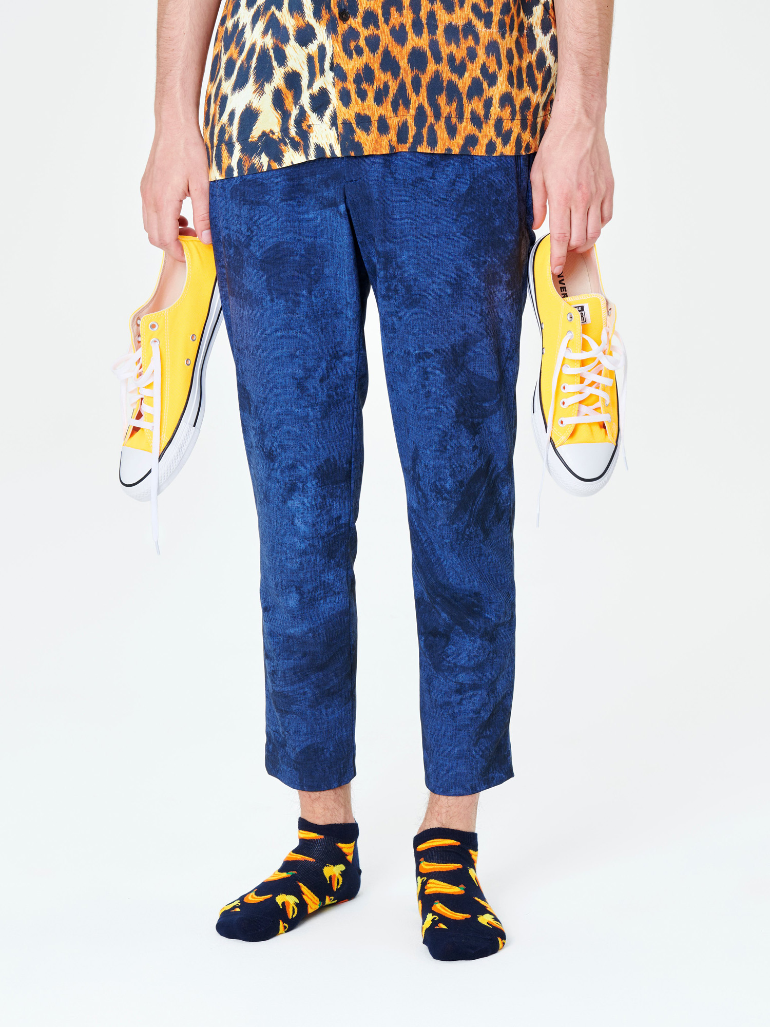 Skarpetki Happy Socks Banana Low (navy/yellow)
