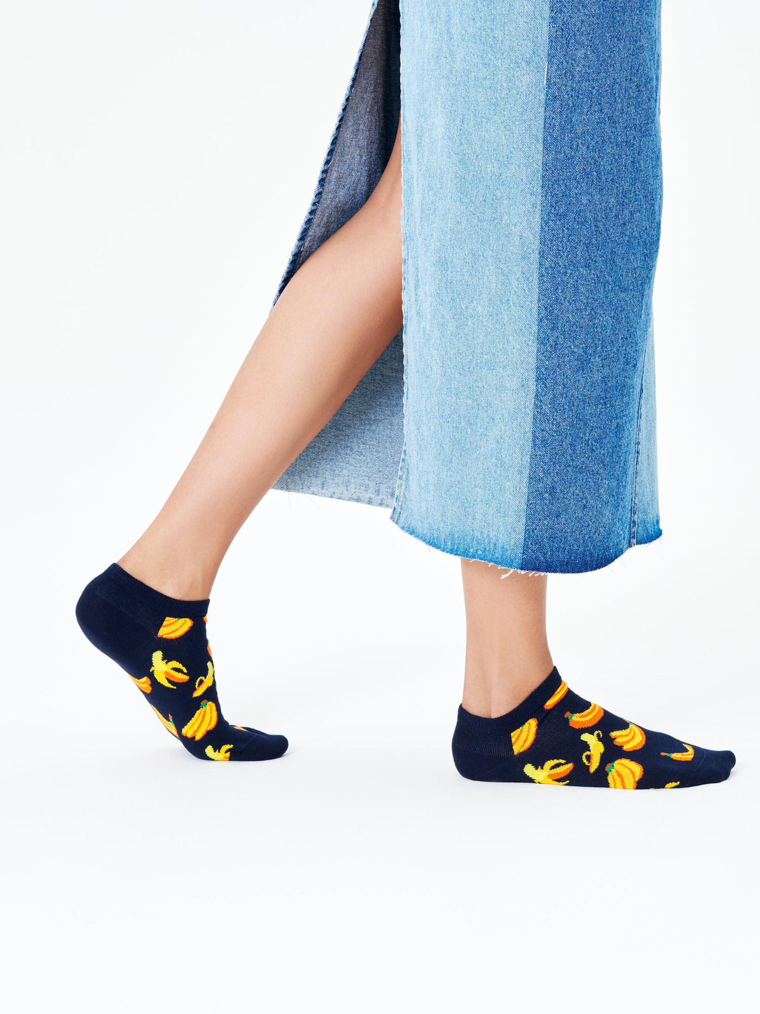 Skarpetki Happy Socks Banana Low (navy/yellow)