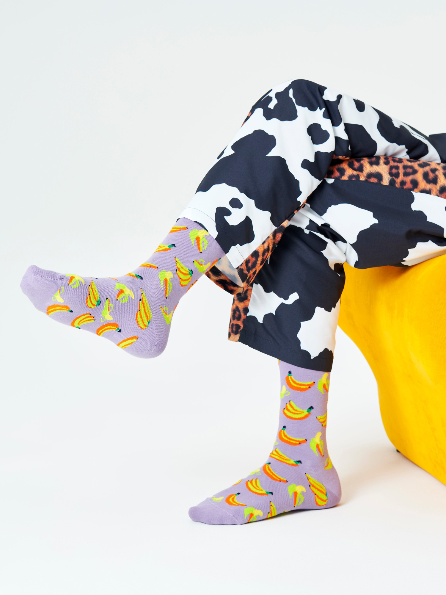 Skarpetki Happy Socks Banana (purple)