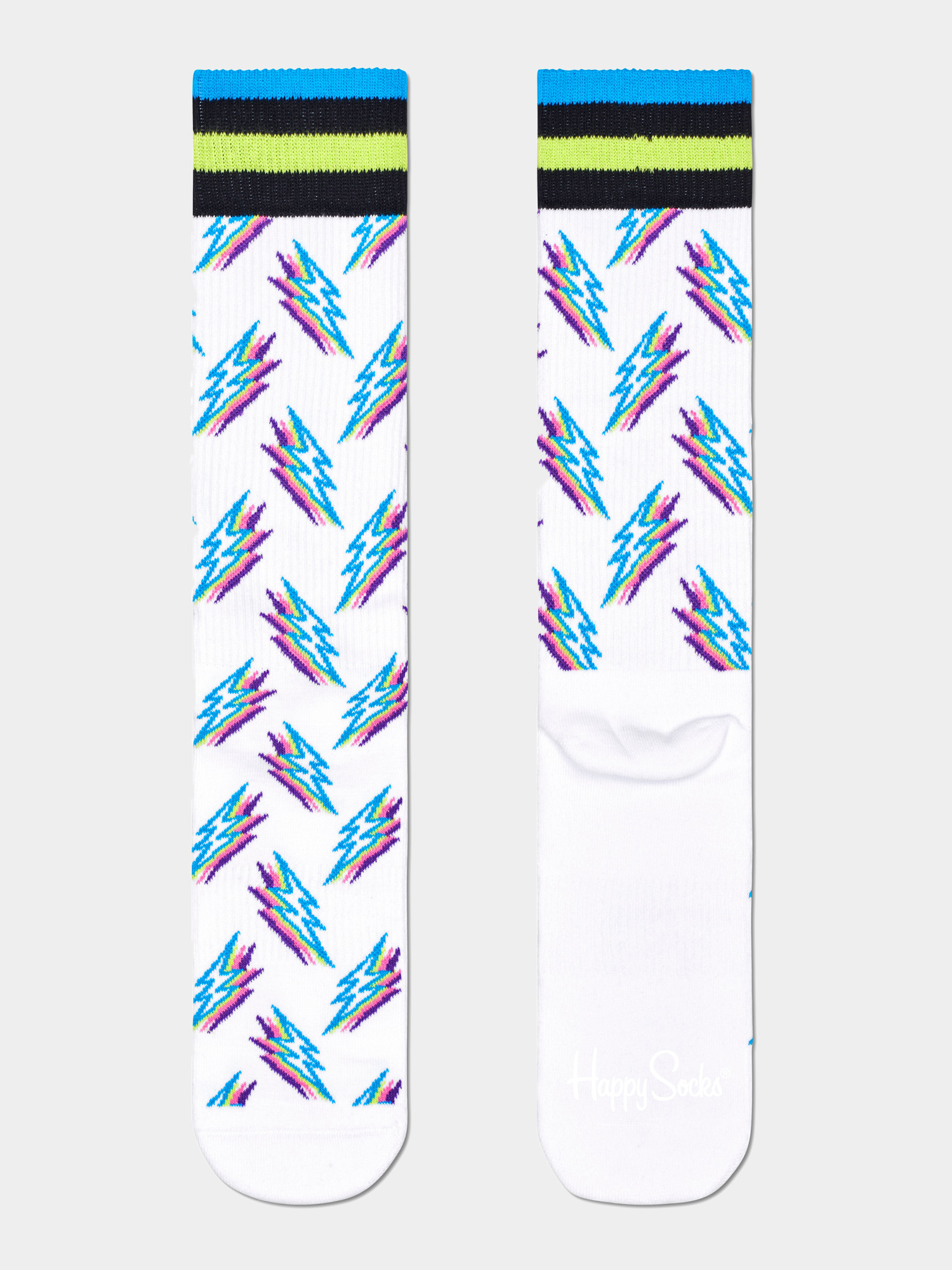 Skarpetki Happy Socks Shadow Flash (white)
