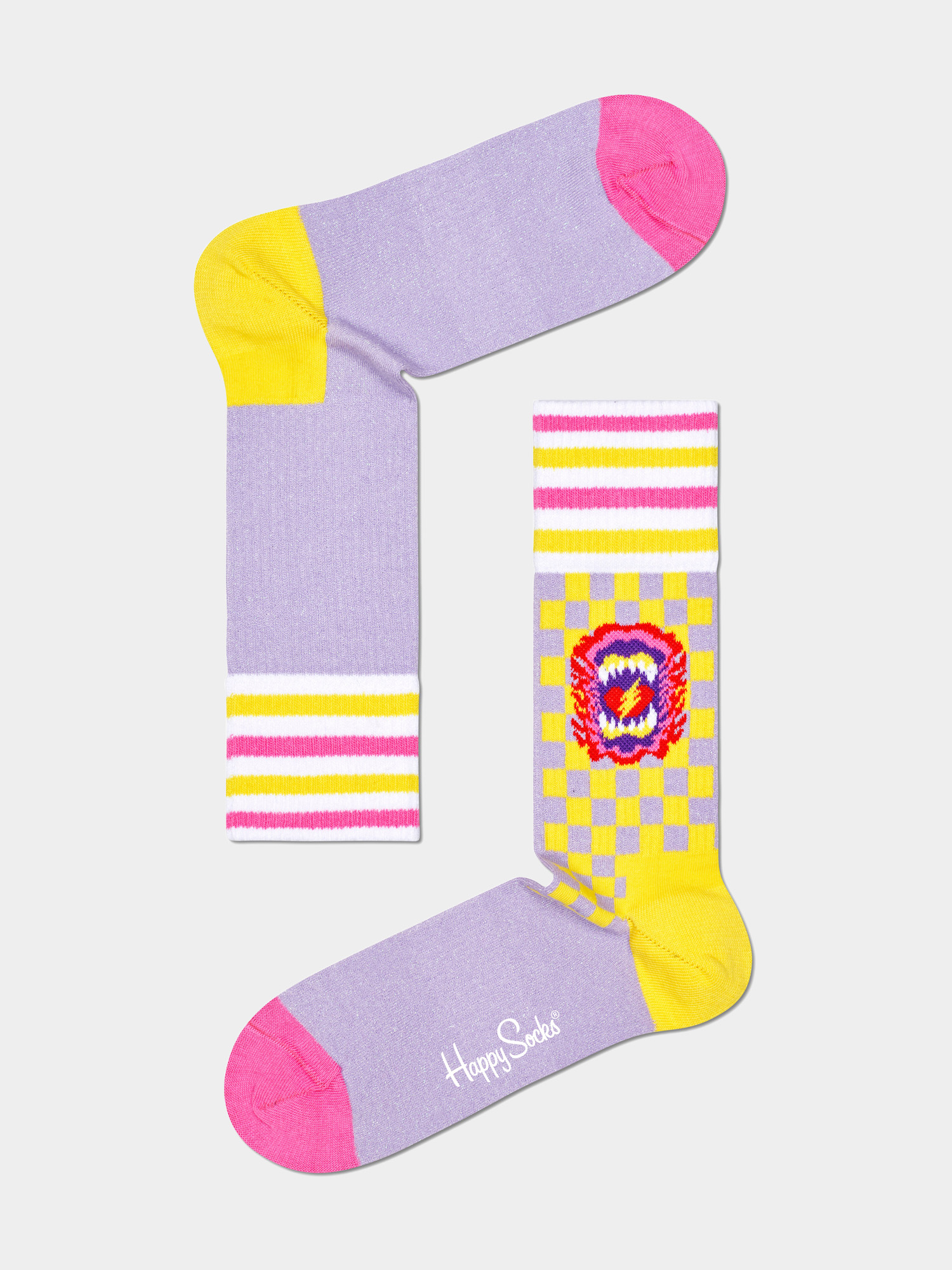 Skarpetki Happy Socks Roar Thin (pink)