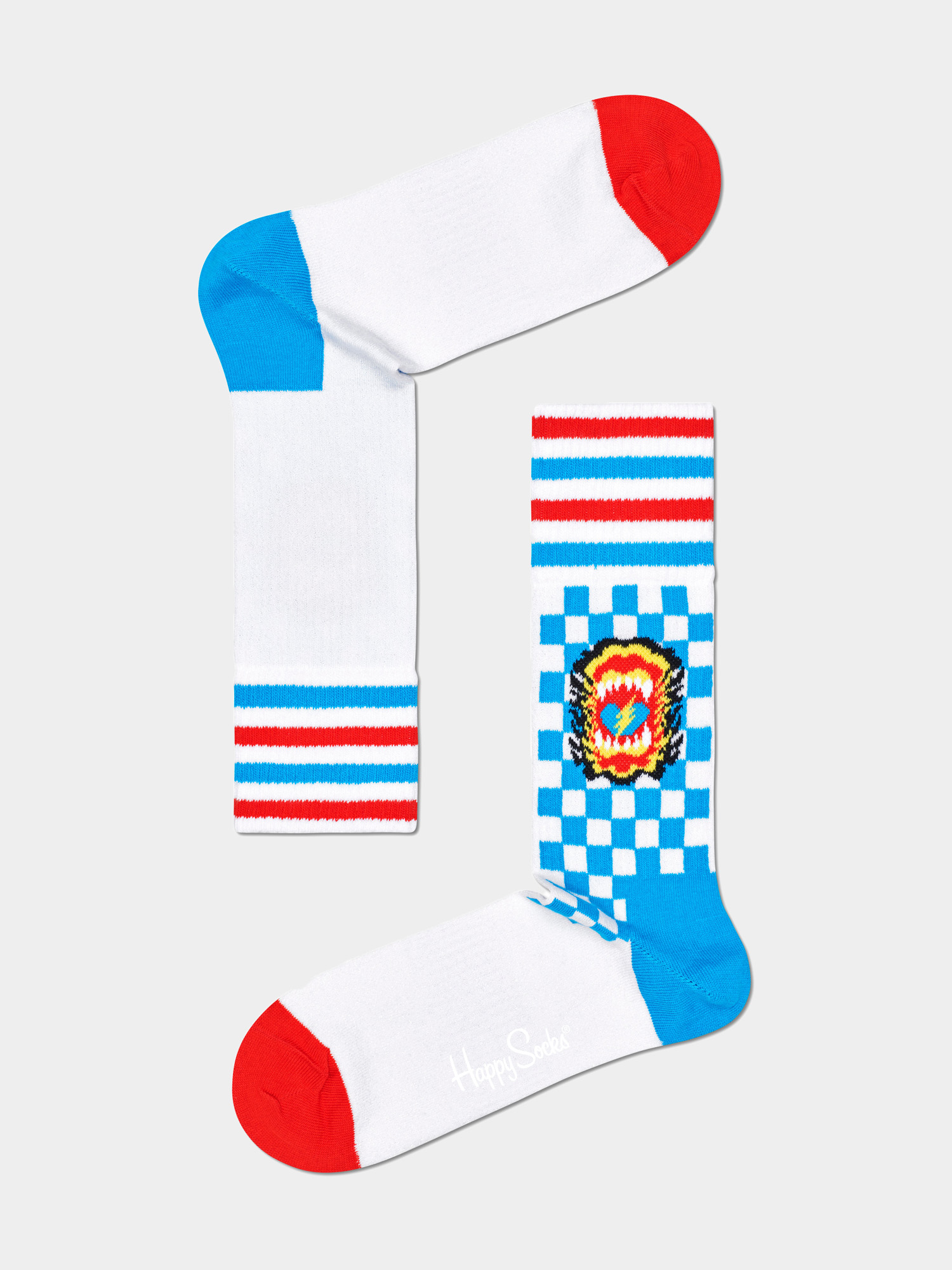 Skarpetki Happy Socks Roar Thin (white)