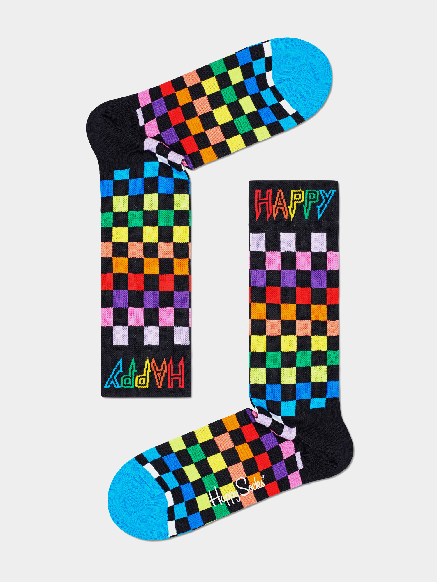 Skarpetki Happy Socks Rainbow Check Thin (multi)