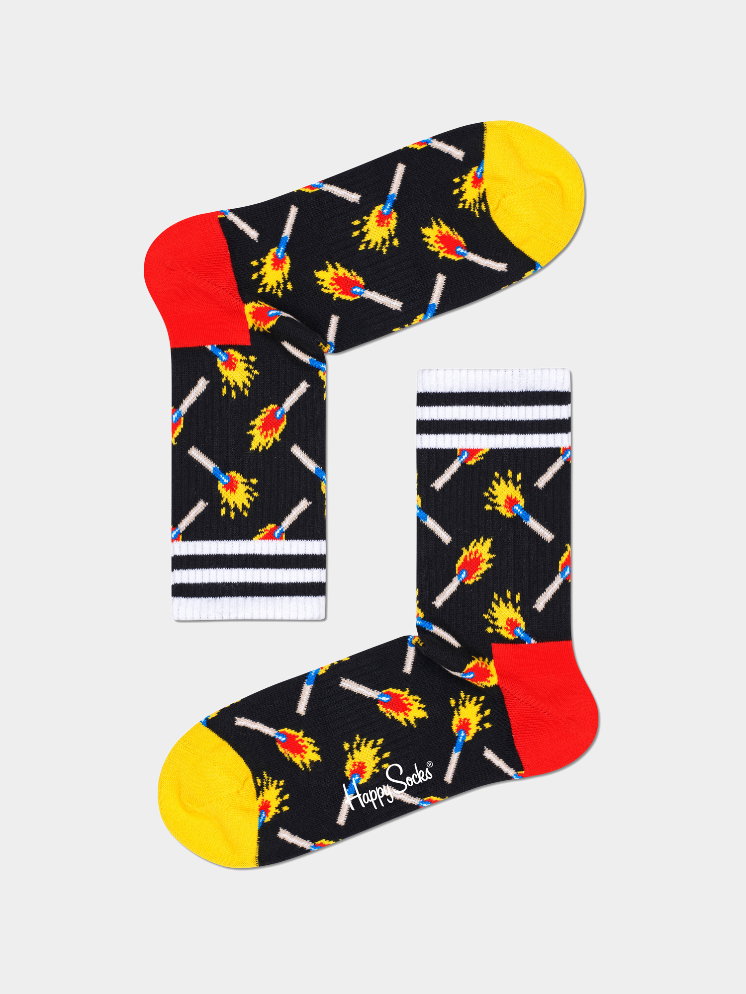 Skarpetki Happy Socks Matches 3/4 (black)