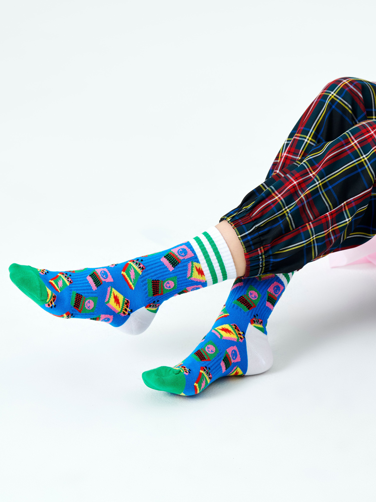 Skarpetki Happy Socks Matches 3/4 (blue)