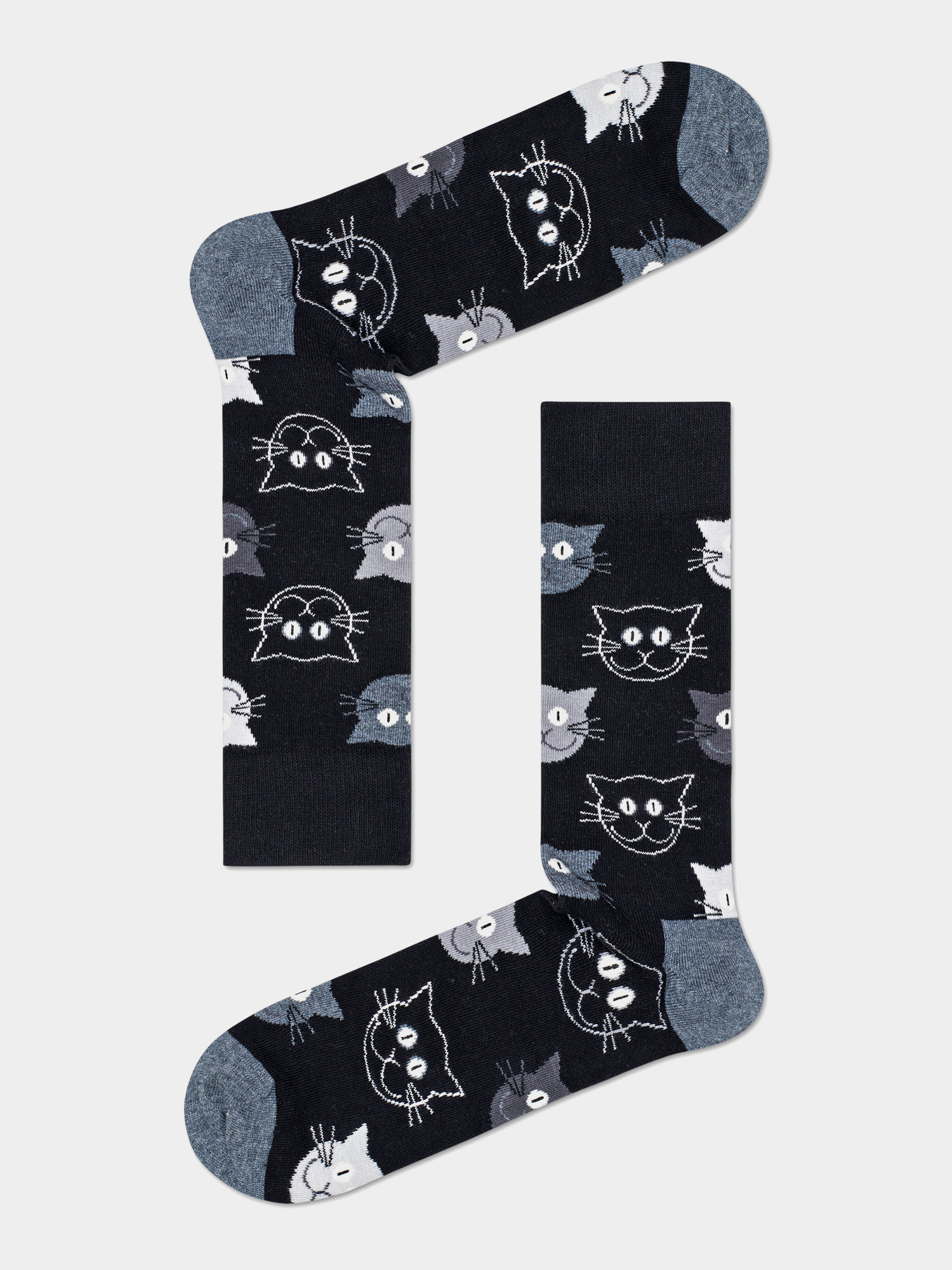 Skarpetki Happy Socks Mixed Cat 3pk (pink/black/navy)