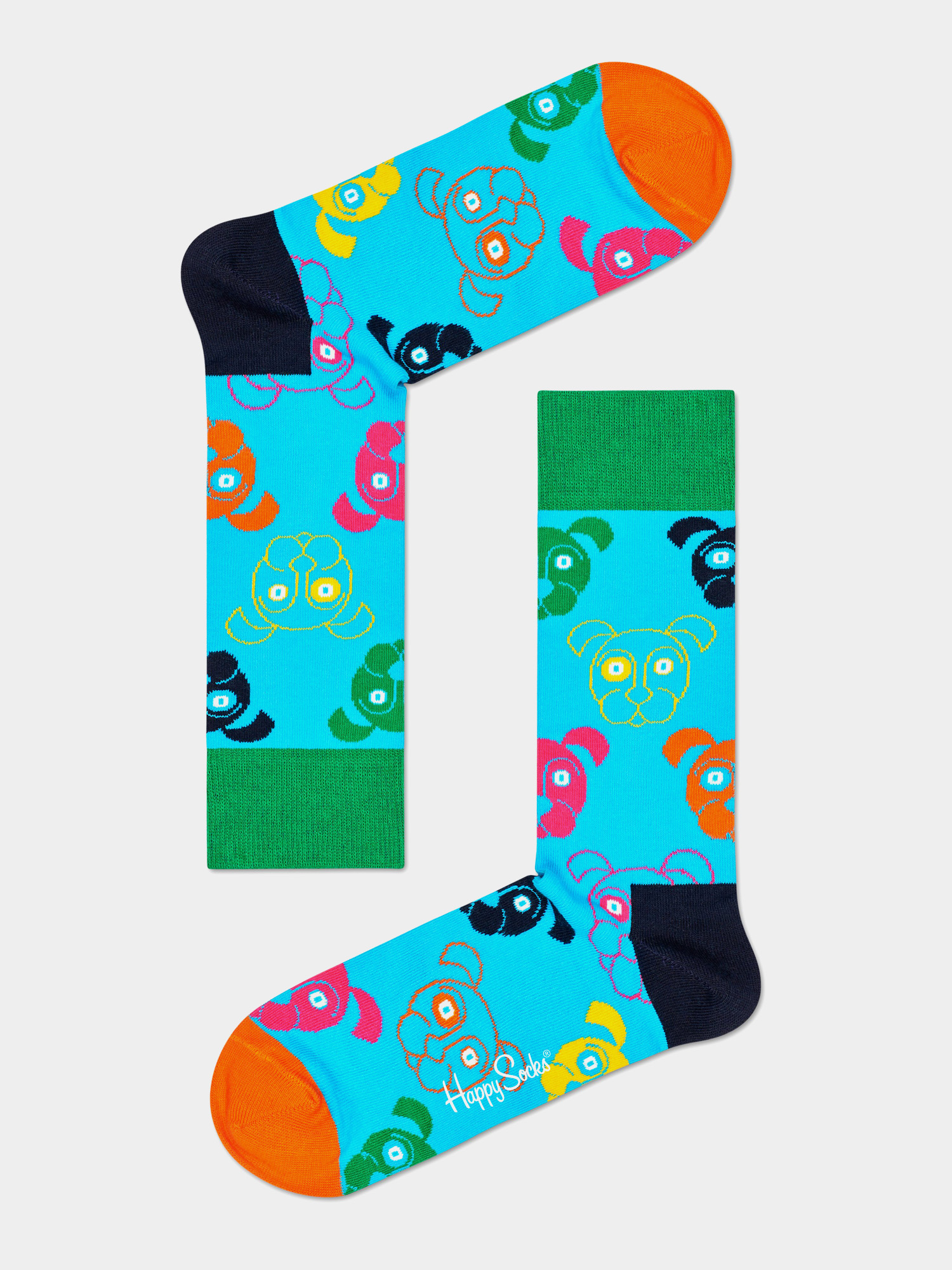 Skarpetki Happy Socks Mixed Dog 3pk (black/white/blue)