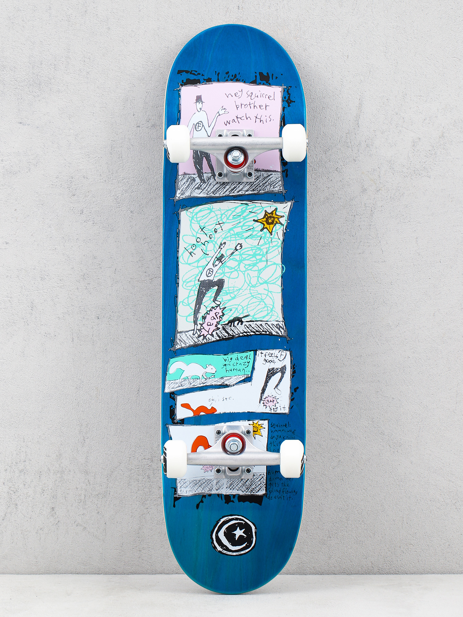 Deskorolka Foundation Hey Squirrel (blue)
