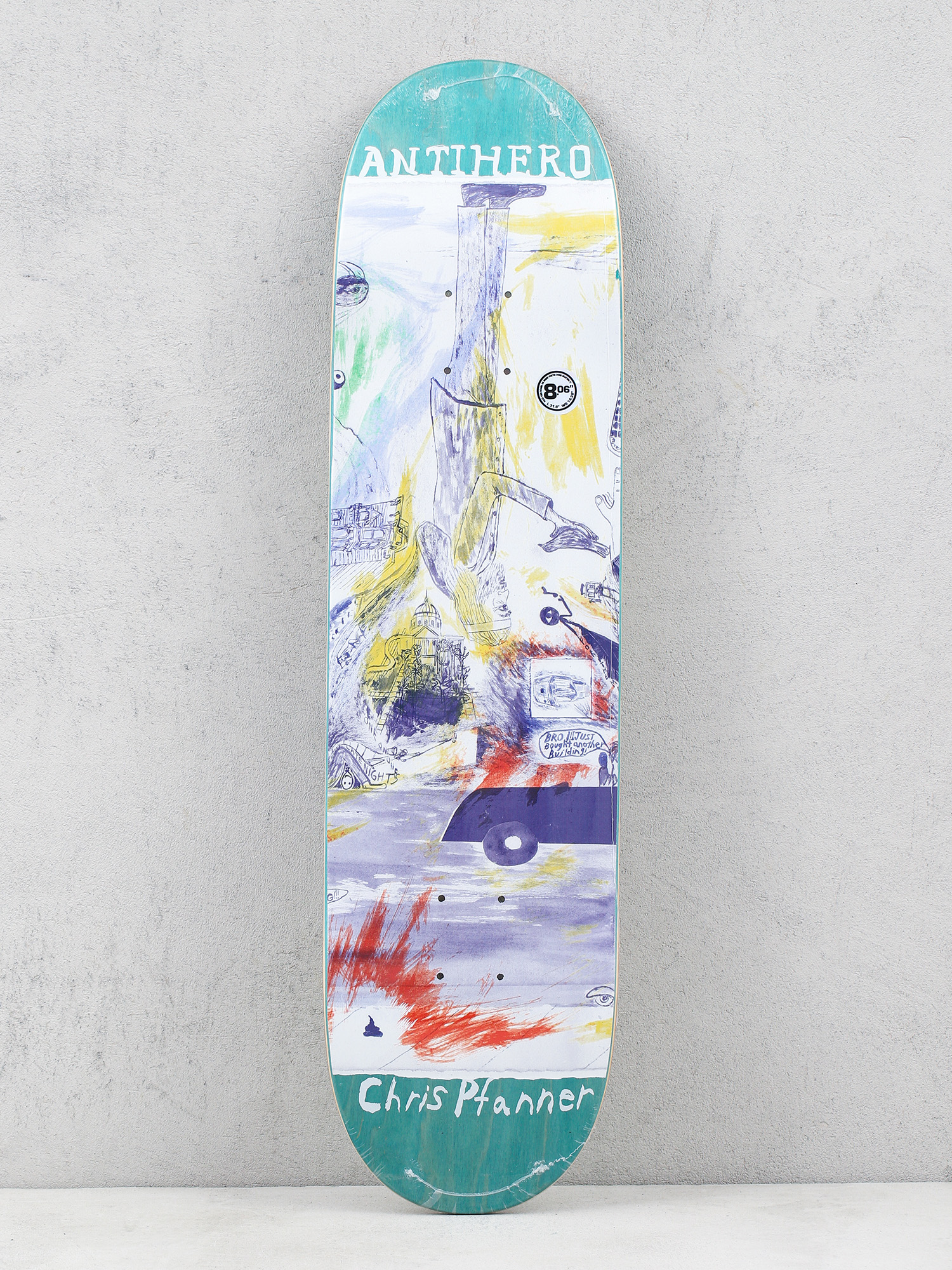 Deck Antihero Pfanner Sf Then And Now (green)