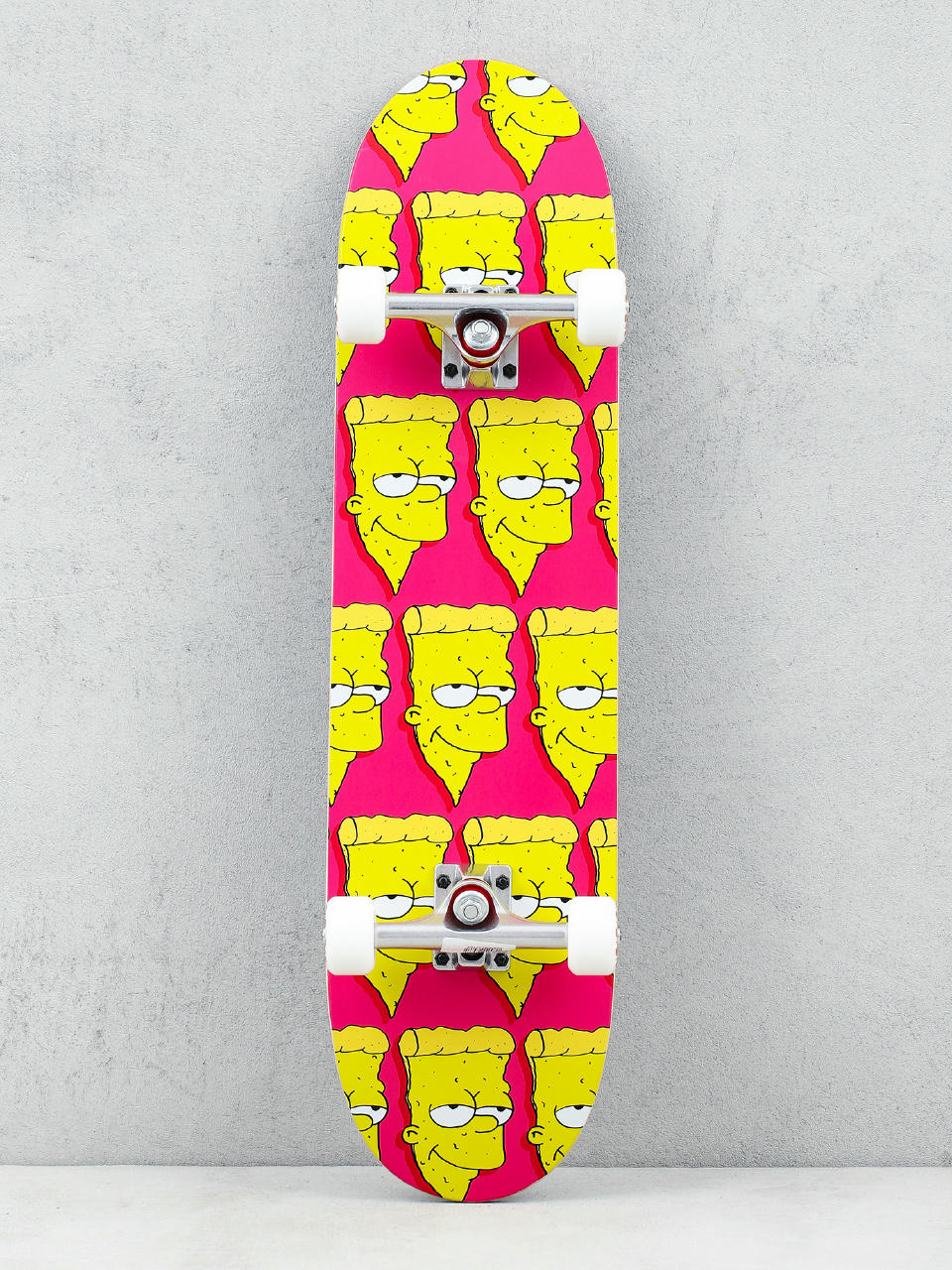 Deskorolka Pizza Skateboards Bart (pink/yellow)