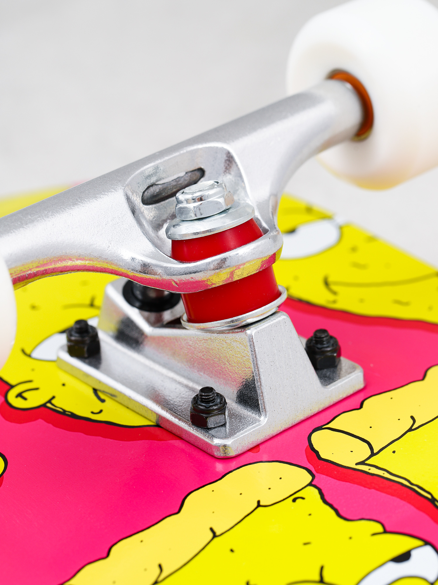 Deskorolka Pizza Skateboards Bart (pink/yellow)