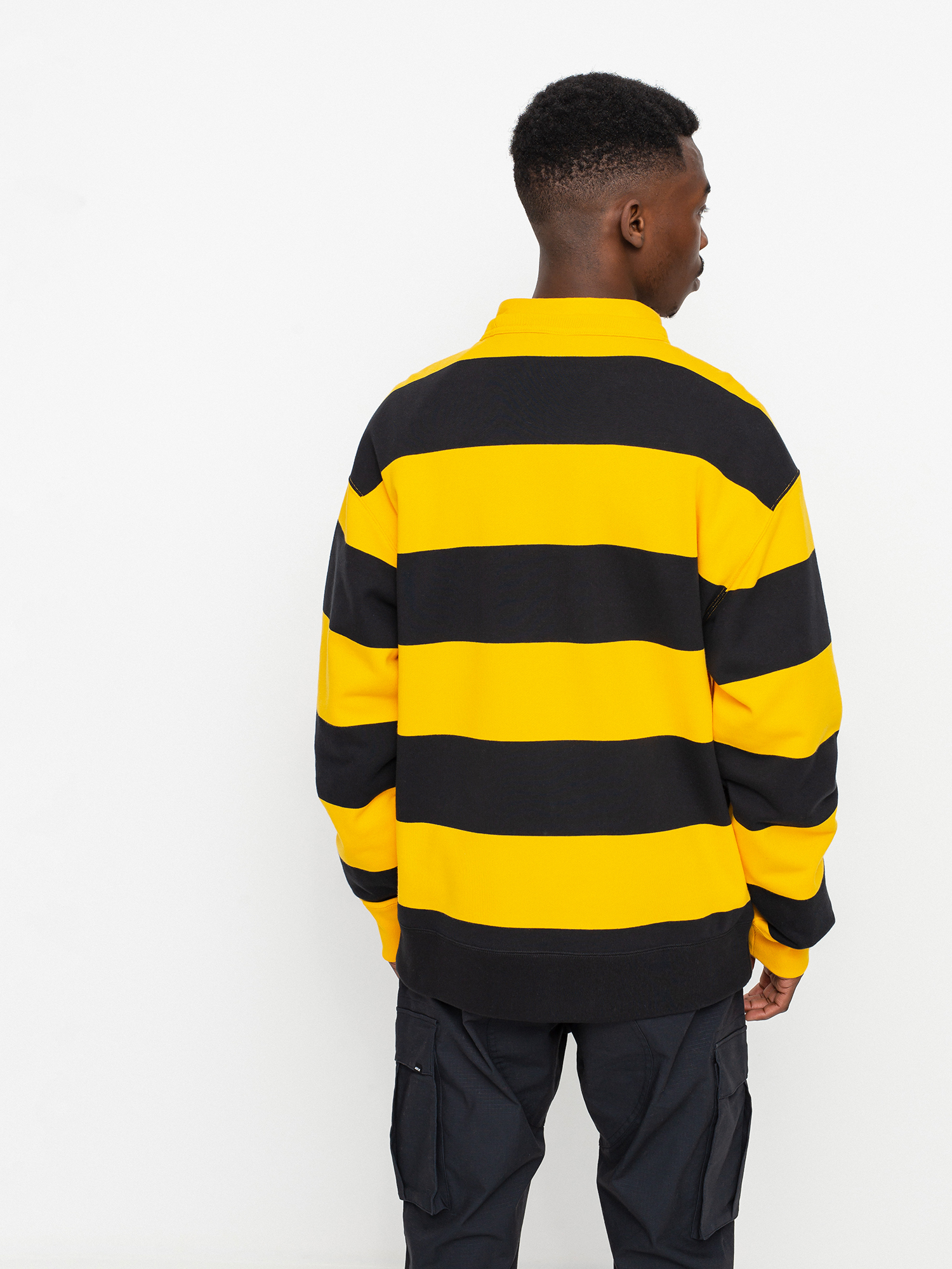 Bluza Nike SB Stripe Crew (university gold/black/black)