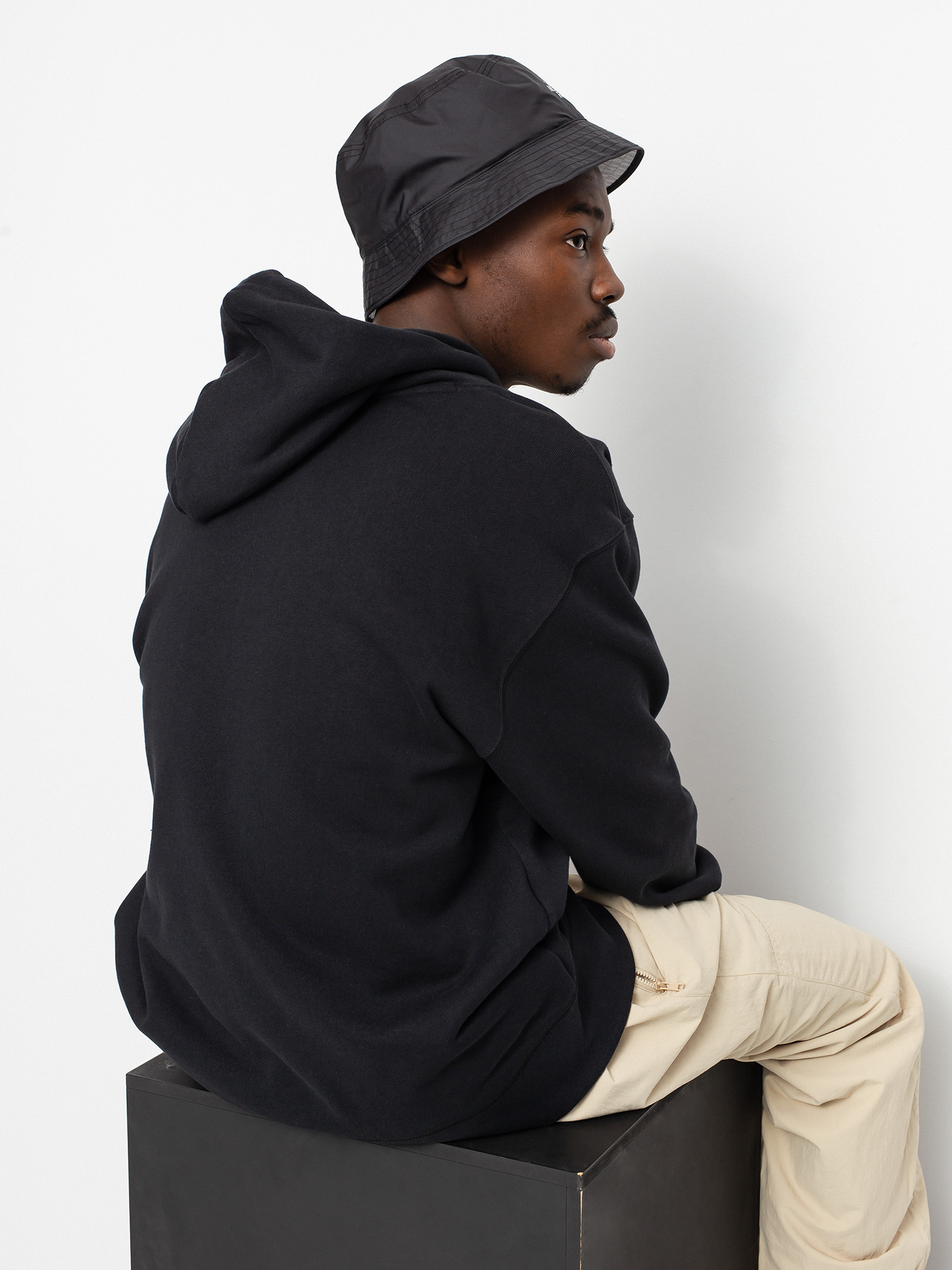 Bluza z kapturem Nike SB Front Script HD (black/white)