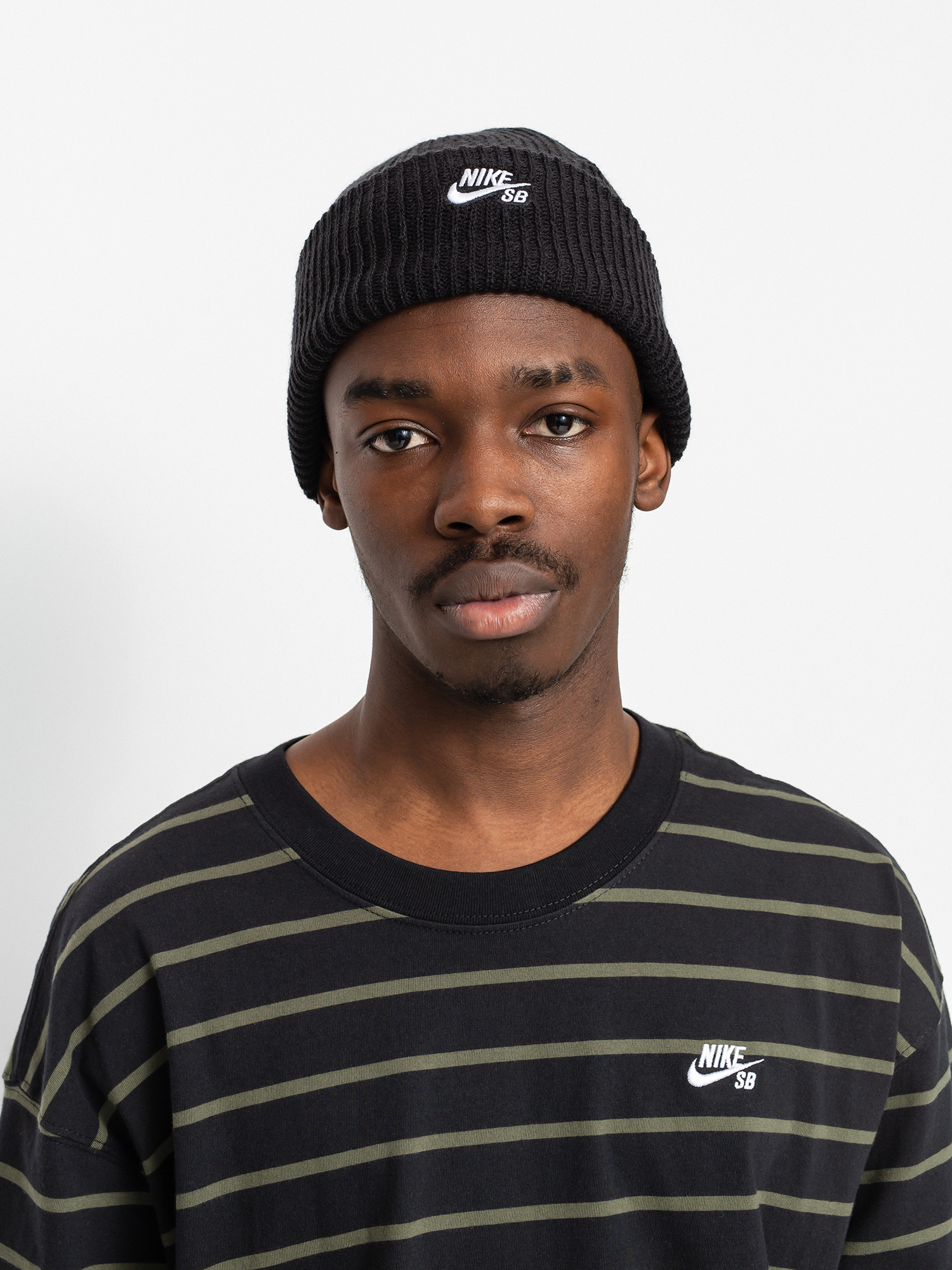 T-shirt Nike SB YD Strip (black/cargo khaki)