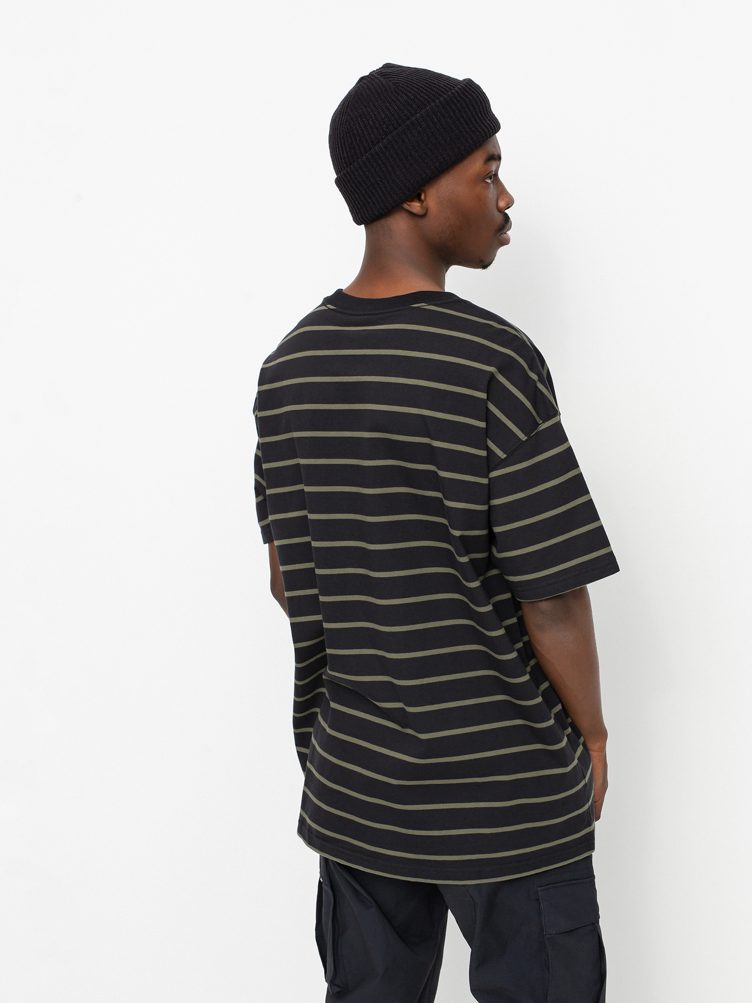 T-shirt Nike SB YD Strip (black/cargo khaki)